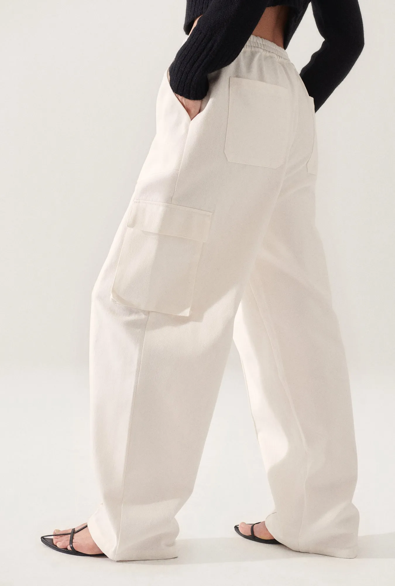 Canvas Cargo Pants Natural sold by Silk Laundry product image thumbnail 5