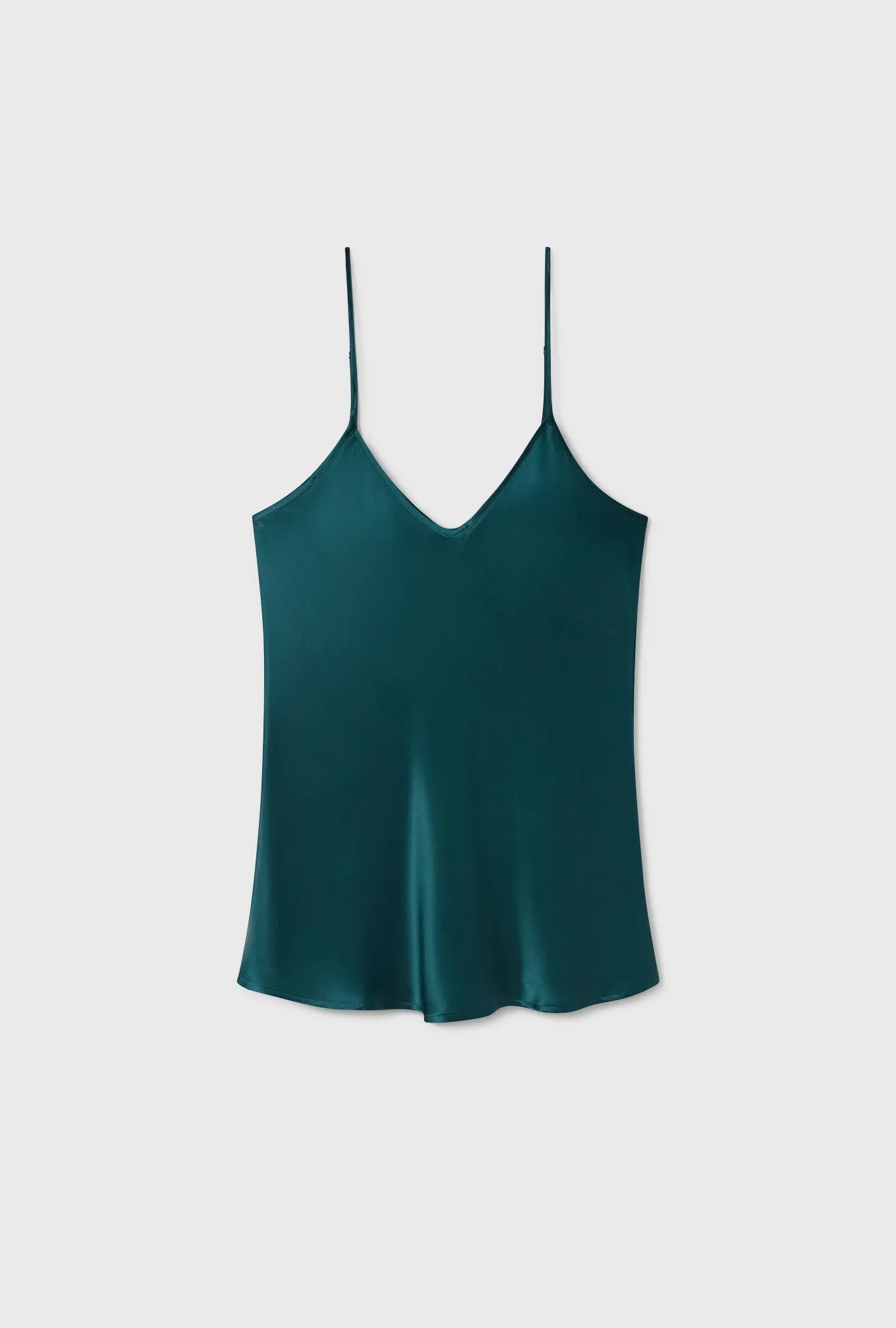 BIAS CUT CAMI TEAL sold by Silk Laundry product image thumbnail 2
