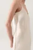 90S SLIP DRESS BLANKET STITCH OFF-WHITE sold by Silk Laundry