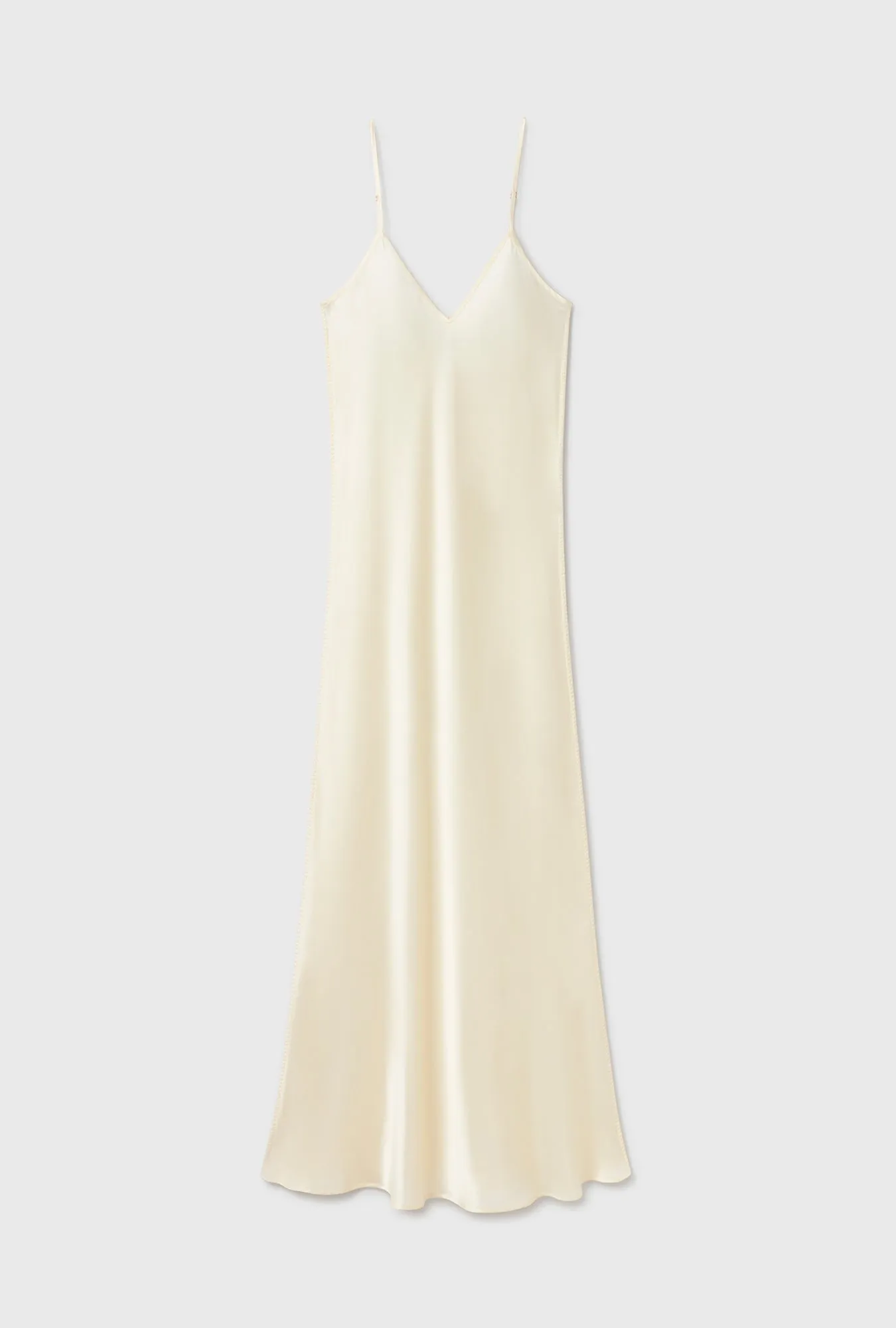 90S Slip Dress Blanket Stitch Off-White sold by Silk Laundry product image thumbnail 2