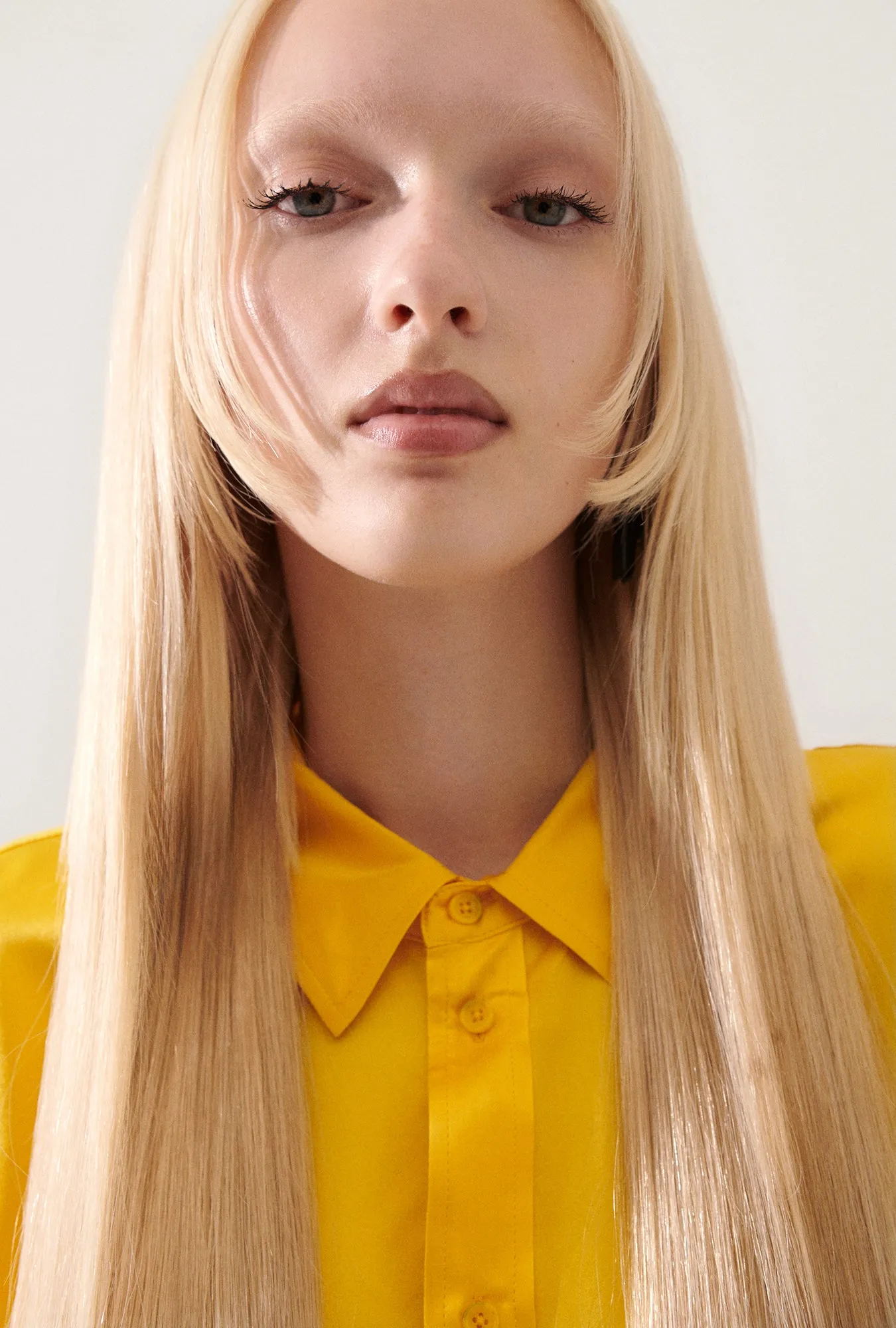 Short Sleeve Boyfriend Shirt Marigold sold by Silk Laundry product image thumbnail 5