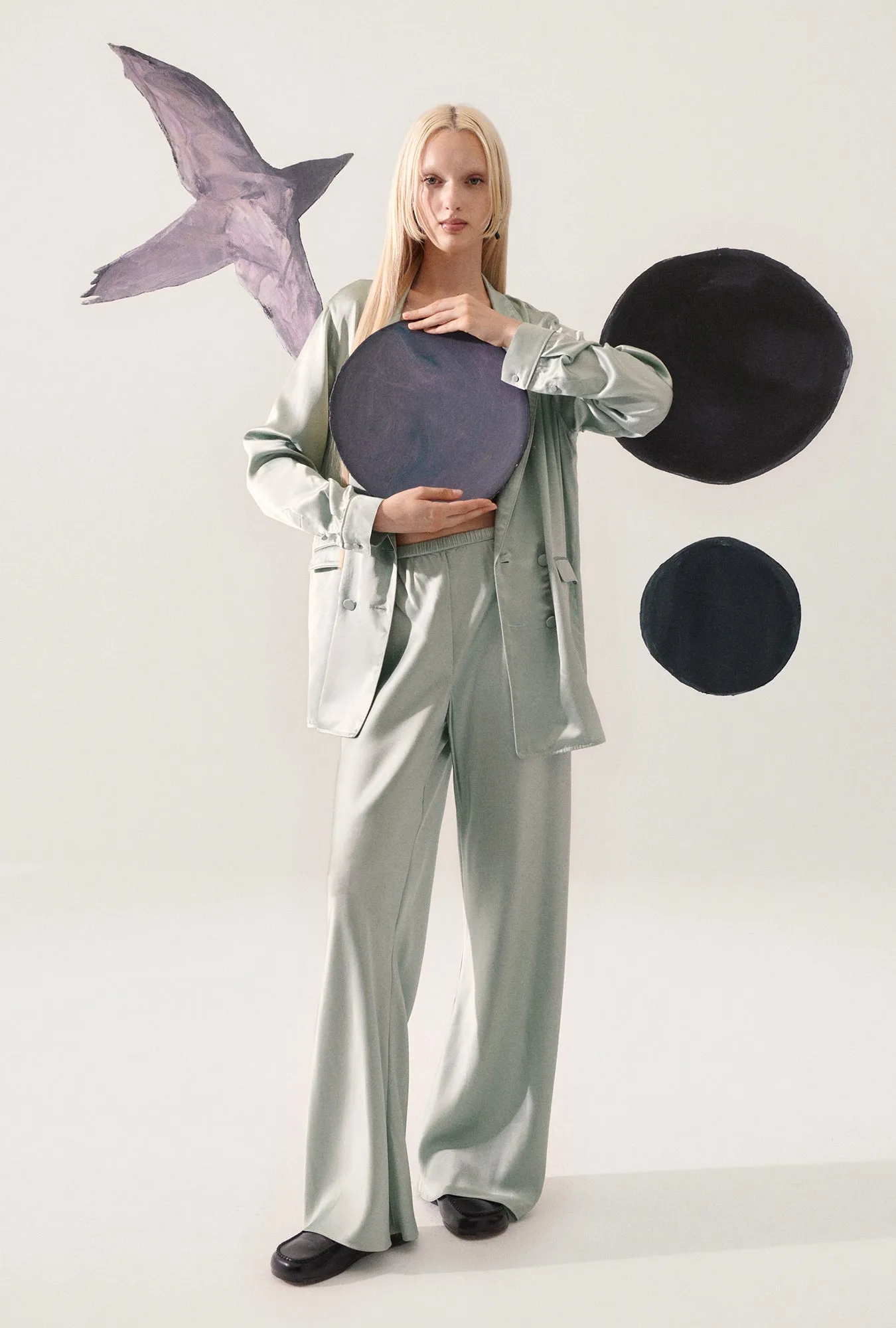 Relaxed Blazer Alabaster sold by Silk Laundry product image thumbnail 5