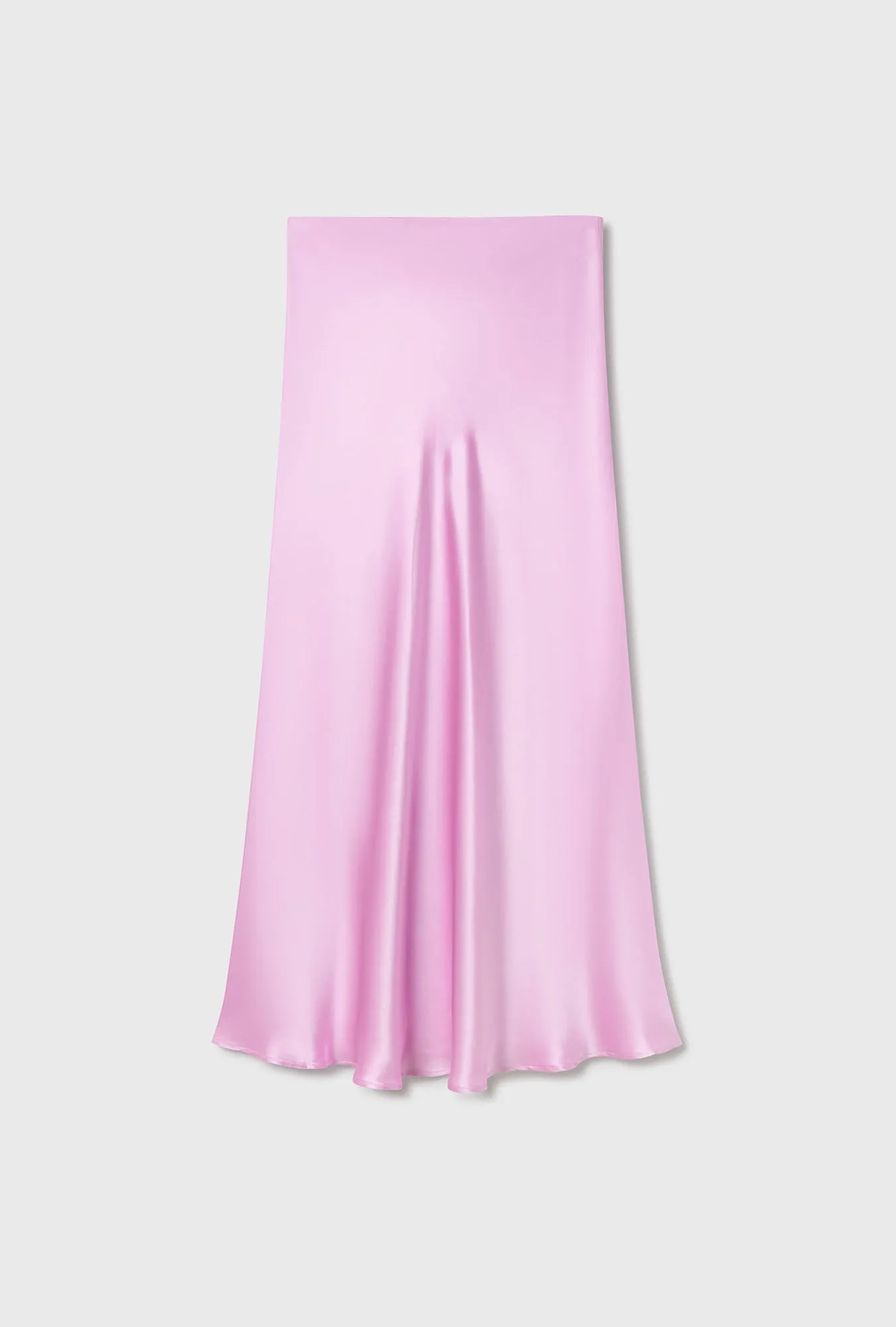 Long Bias Cut Skirt Lilac sold by Silk Laundry product image thumbnail 2
