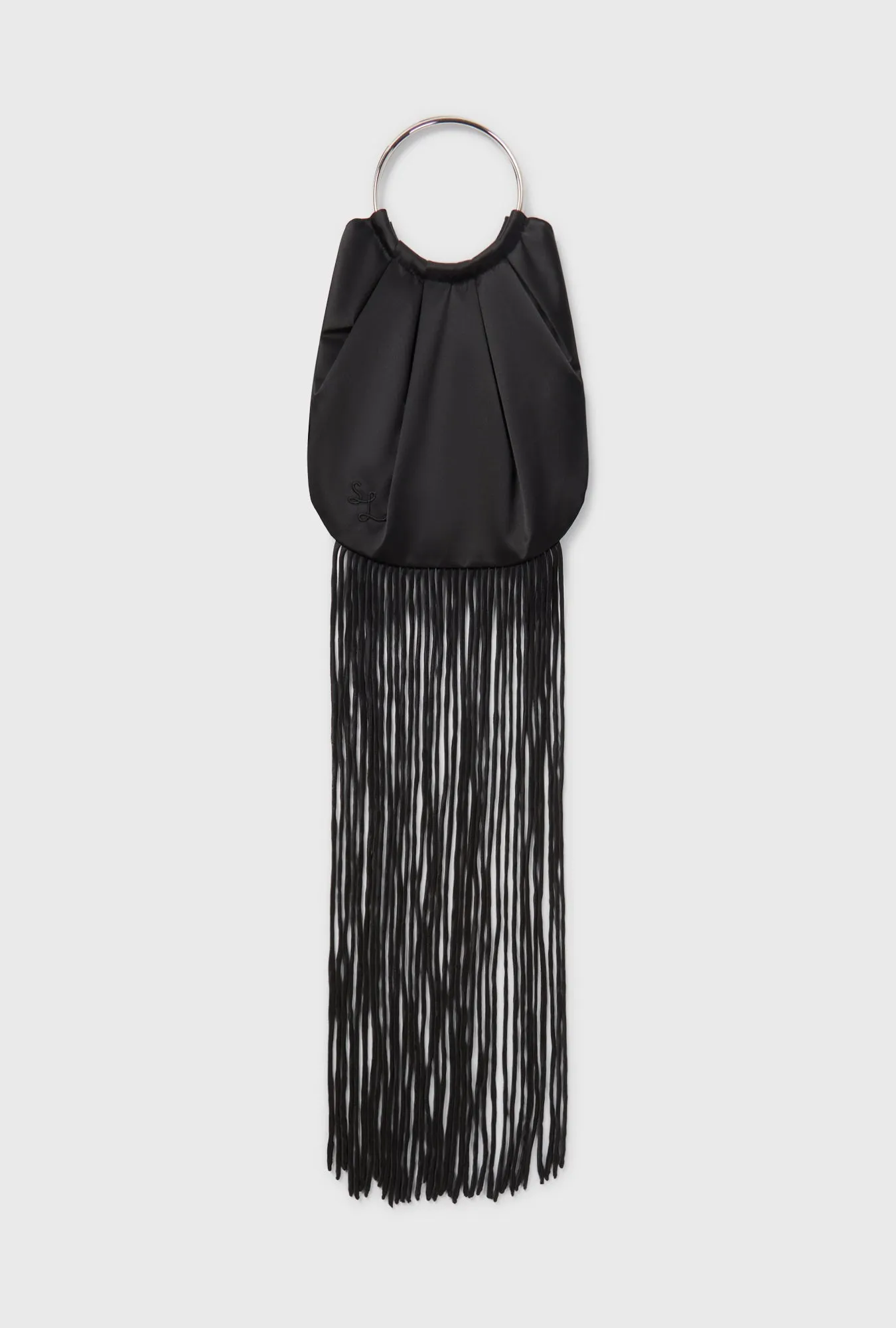 Fringe Bag Black sold by Silk Laundry
