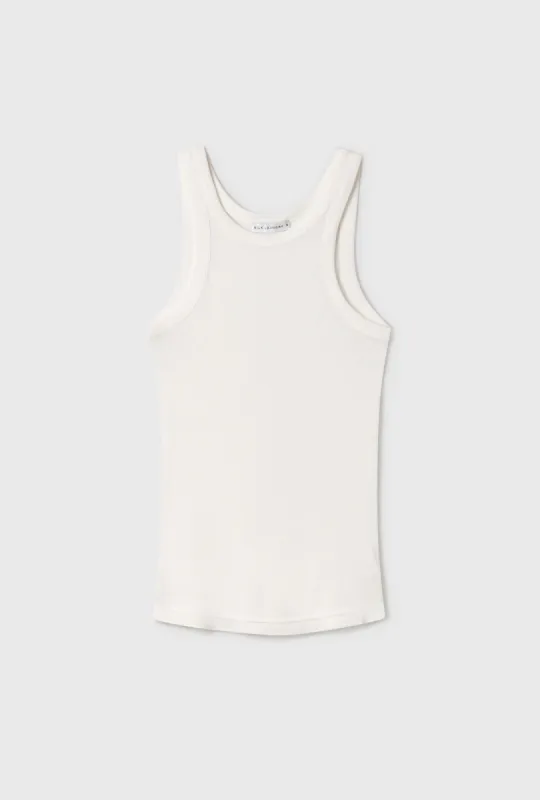 JERSEY TANK WHITE sold by Silk Laundry