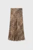 LONG BIAS CUT SKIRT LEOPARD sold by Silk Laundry