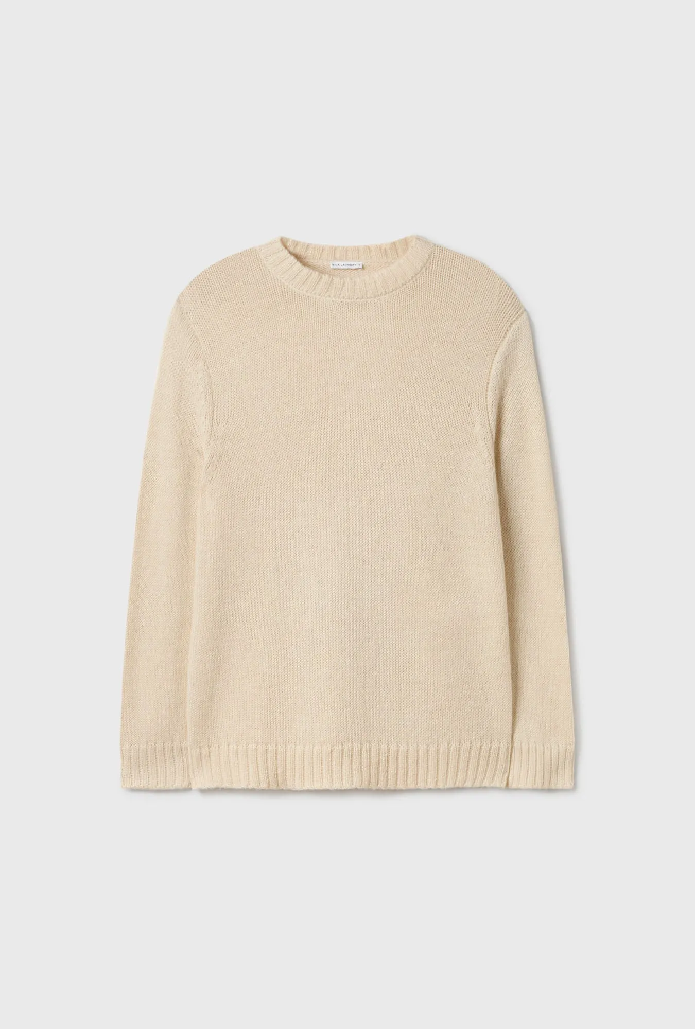 Knit Crewneck Natural sold by Silk Laundry product image thumbnail 2