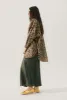 COTTON SILK ROUND SHIRT LEOPARD sold by Silk Laundry
