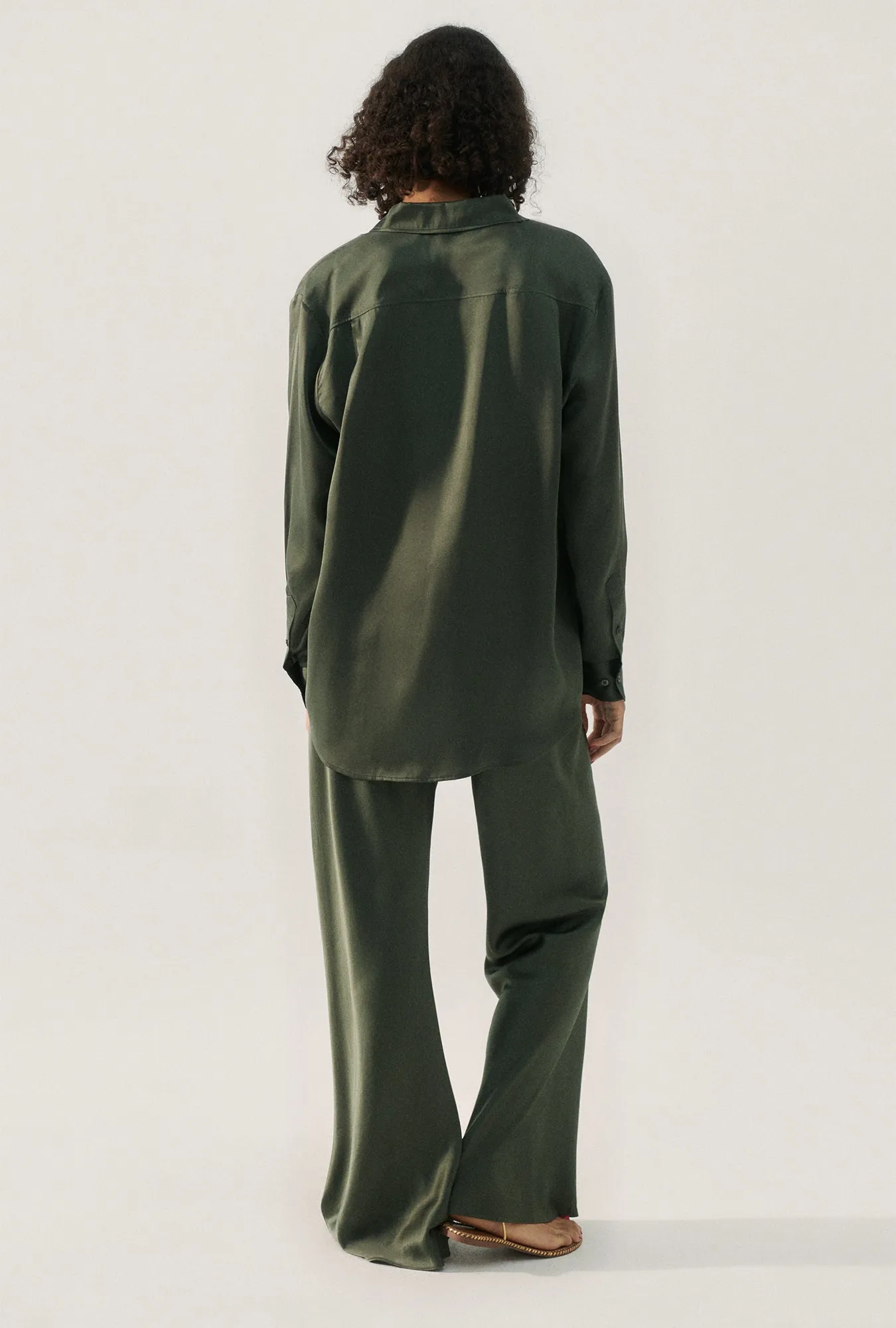 BOYFRIEND SHIRT THYME sold by Silk Laundry product image thumbnail 3