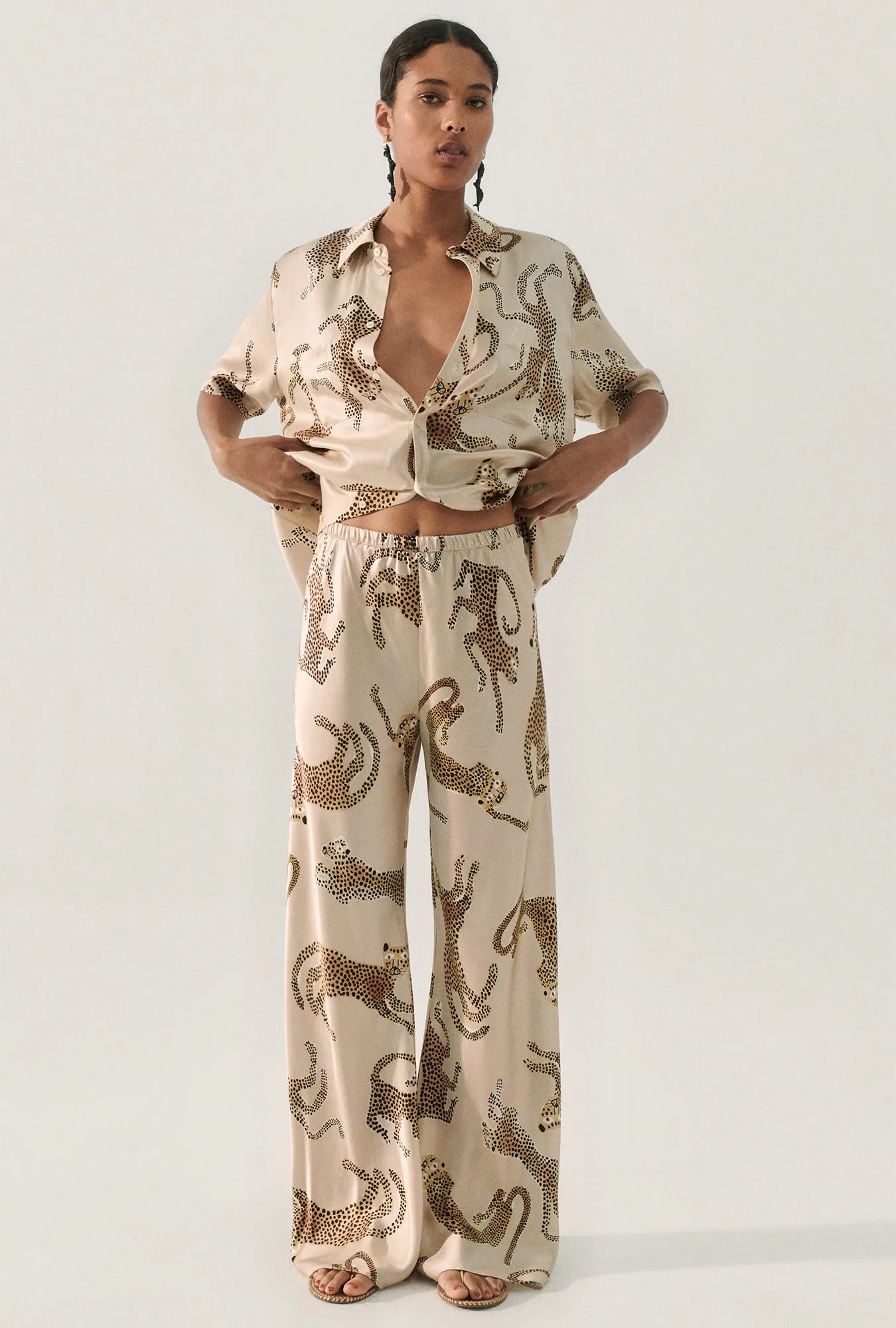 BIAS CUT PANTS JAGUARS HAZELNUT sold by Silk Laundry product image thumbnail 4