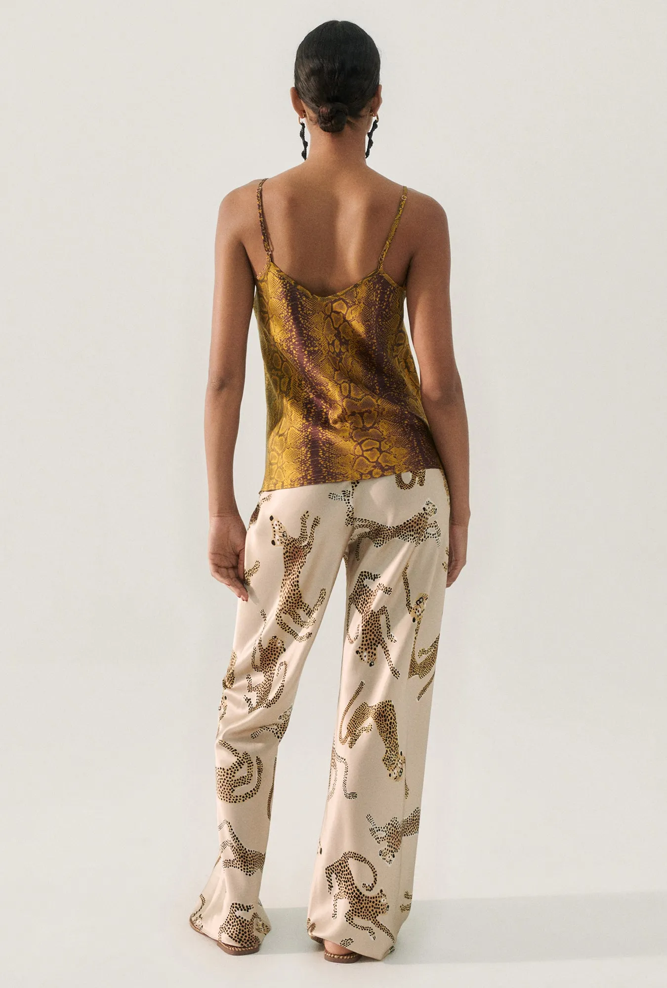 BIAS CUT CAMI SNAKE SKIN sold by Silk Laundry product image thumbnail 3