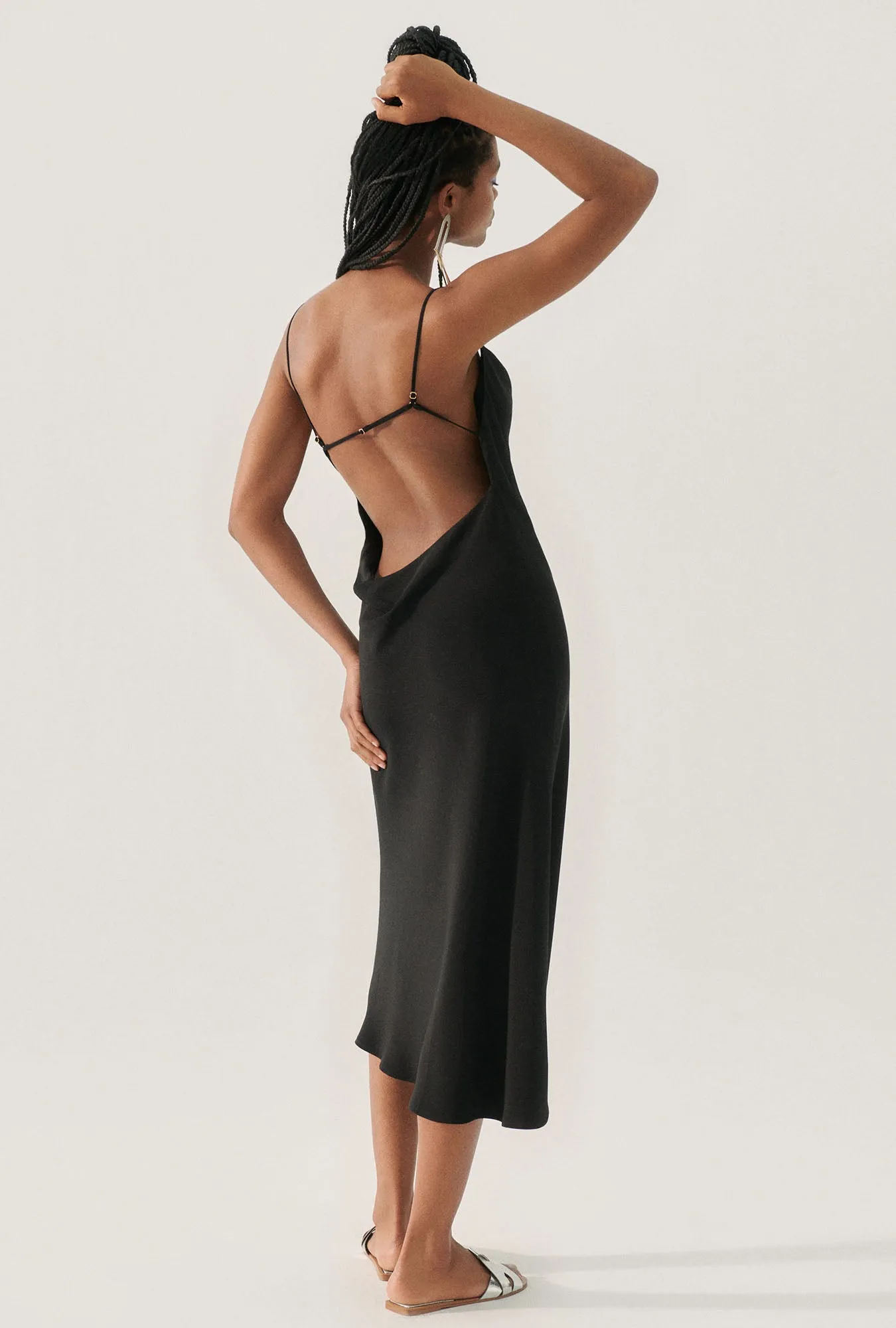 CDC CARRIE DRESS BLACK sold by Silk Laundry product image thumbnail 3