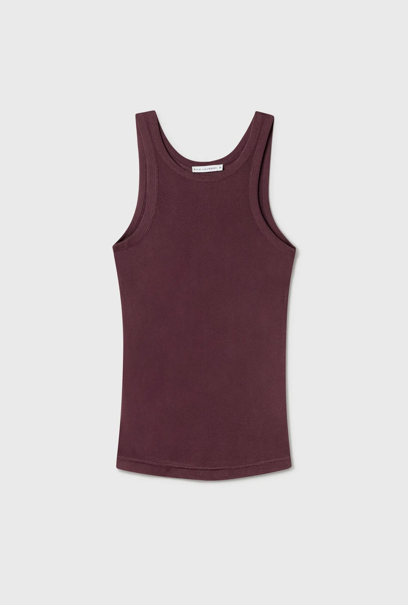 Jersey Tank Cacao sold by Silk Laundry product image thumbnail 2