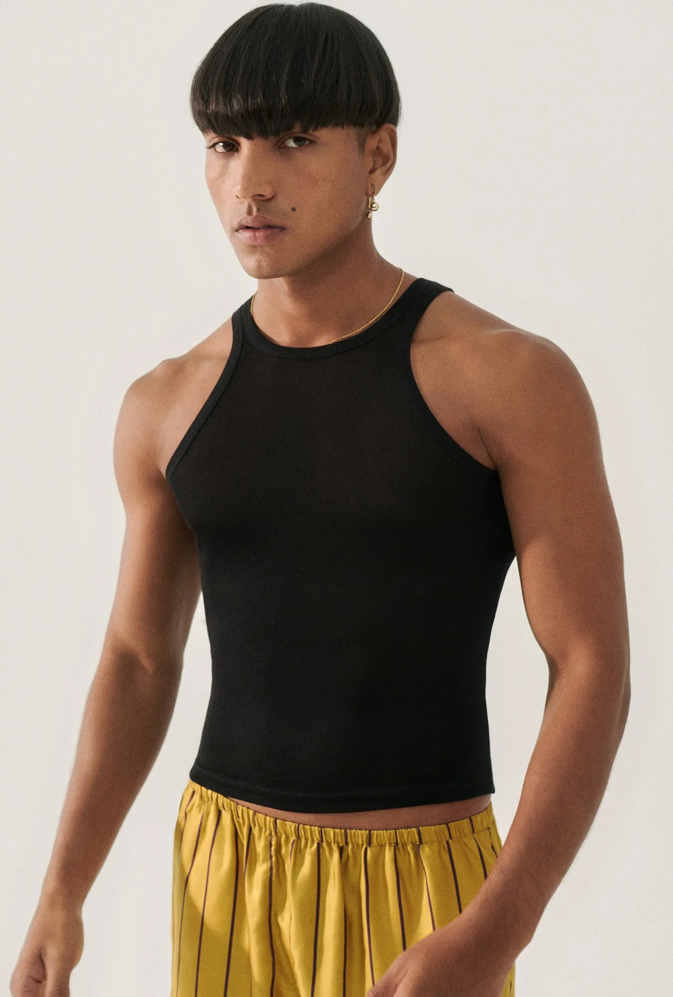 Jersey Tank Black sold by Silk Laundry product image thumbnail 5