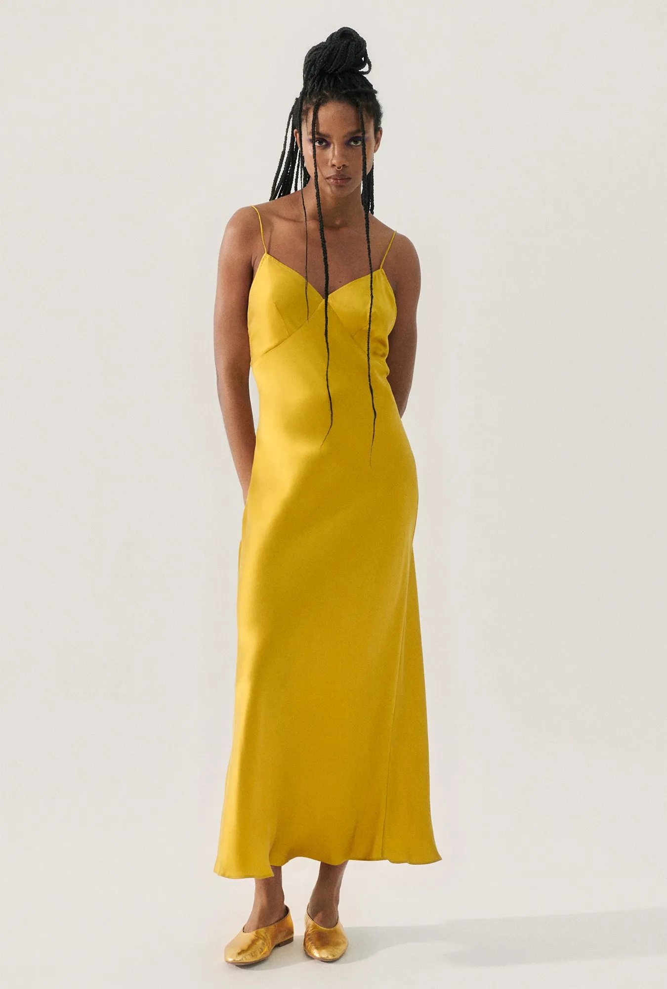 DECO ROULEAU DRESS DANDELION sold by Silk Laundry