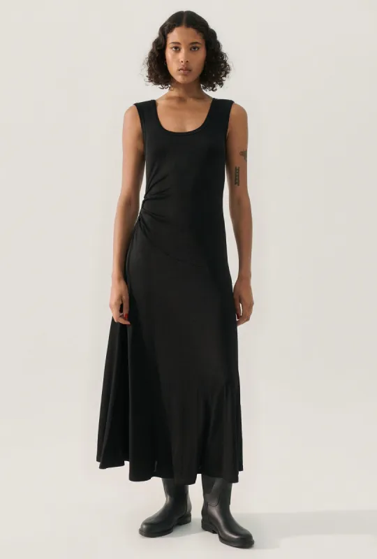 JERSEY SLEEVELESS DRESS BLACK sold by Silk Laundry