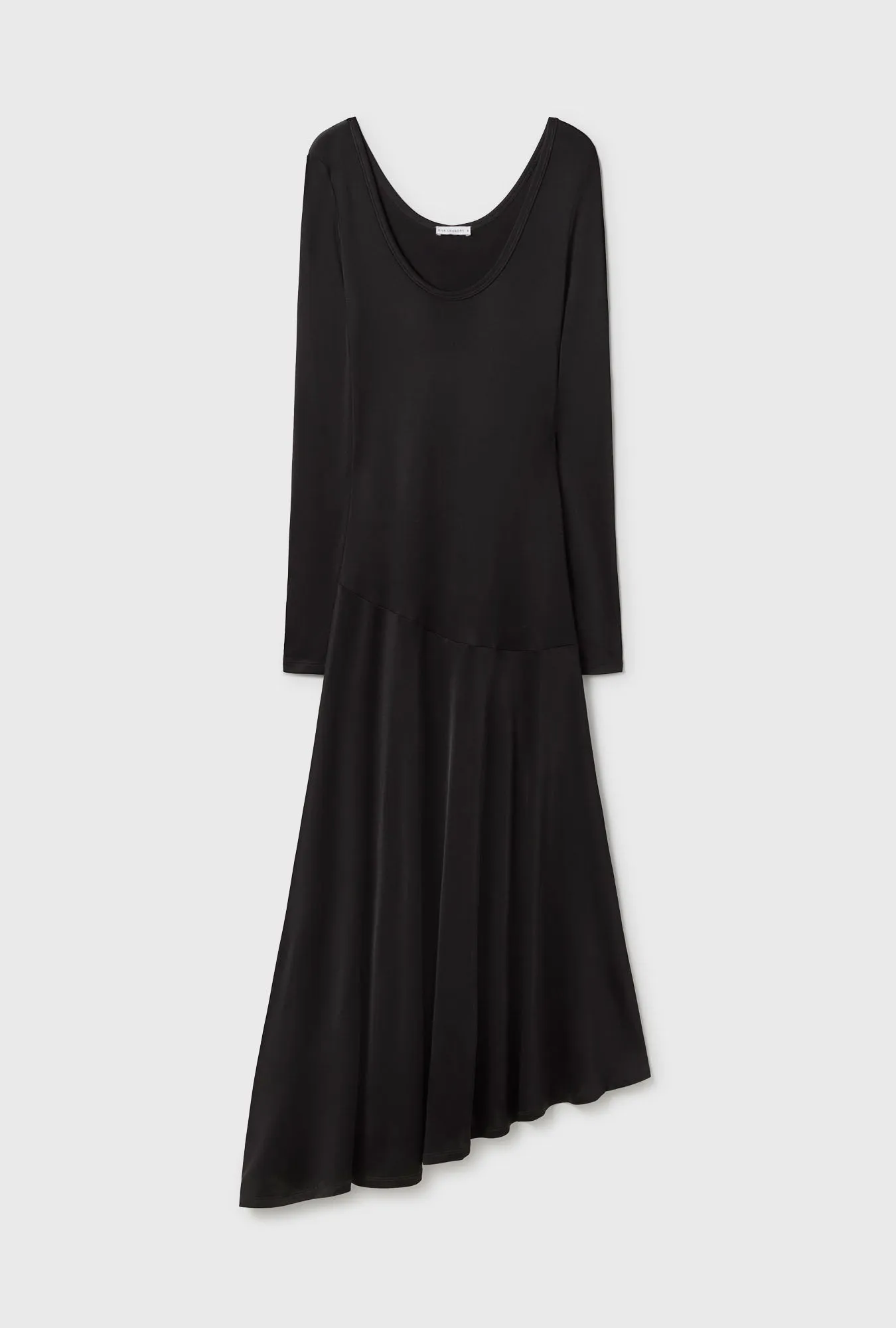 Jersey Long Sleeve Dress Black sold by Silk Laundry product image thumbnail 2