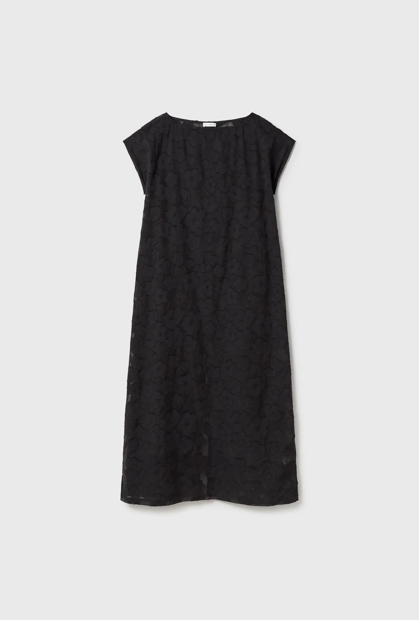 CLIP SILK SIMPLE LOOSE DRESS BLACK sold by Silk Laundry product image thumbnail 2