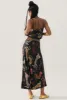 LONG BIAS CUT SKIRT JAGUARS BLACK sold by Silk Laundry