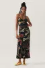LONG BIAS CUT SKIRT JAGUARS BLACK sold by Silk Laundry