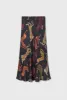 LONG BIAS CUT SKIRT JAGUARS BLACK sold by Silk Laundry