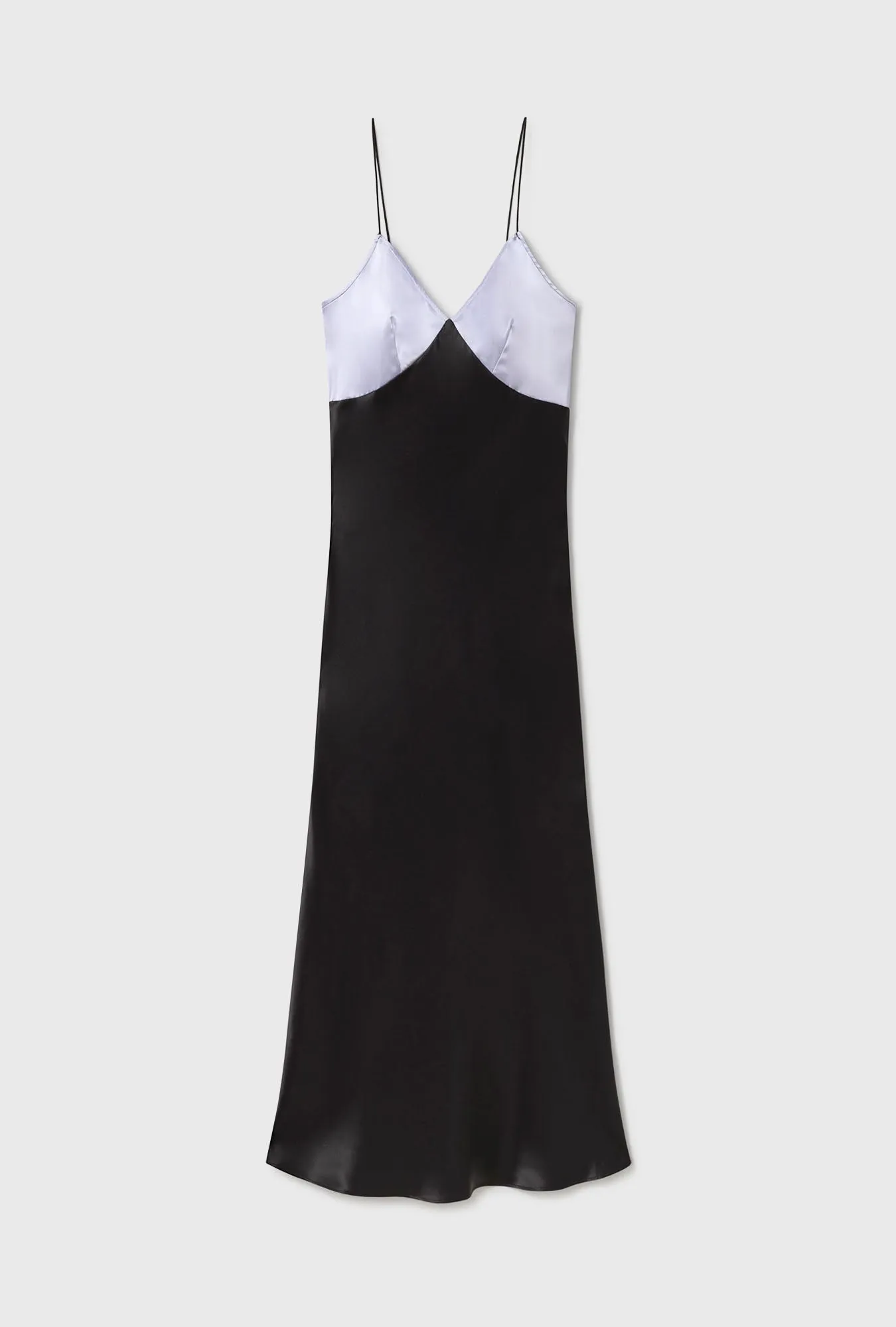 DECO ROULEAU DRESS LAVENDER / BLACK sold by Silk Laundry product image thumbnail 2