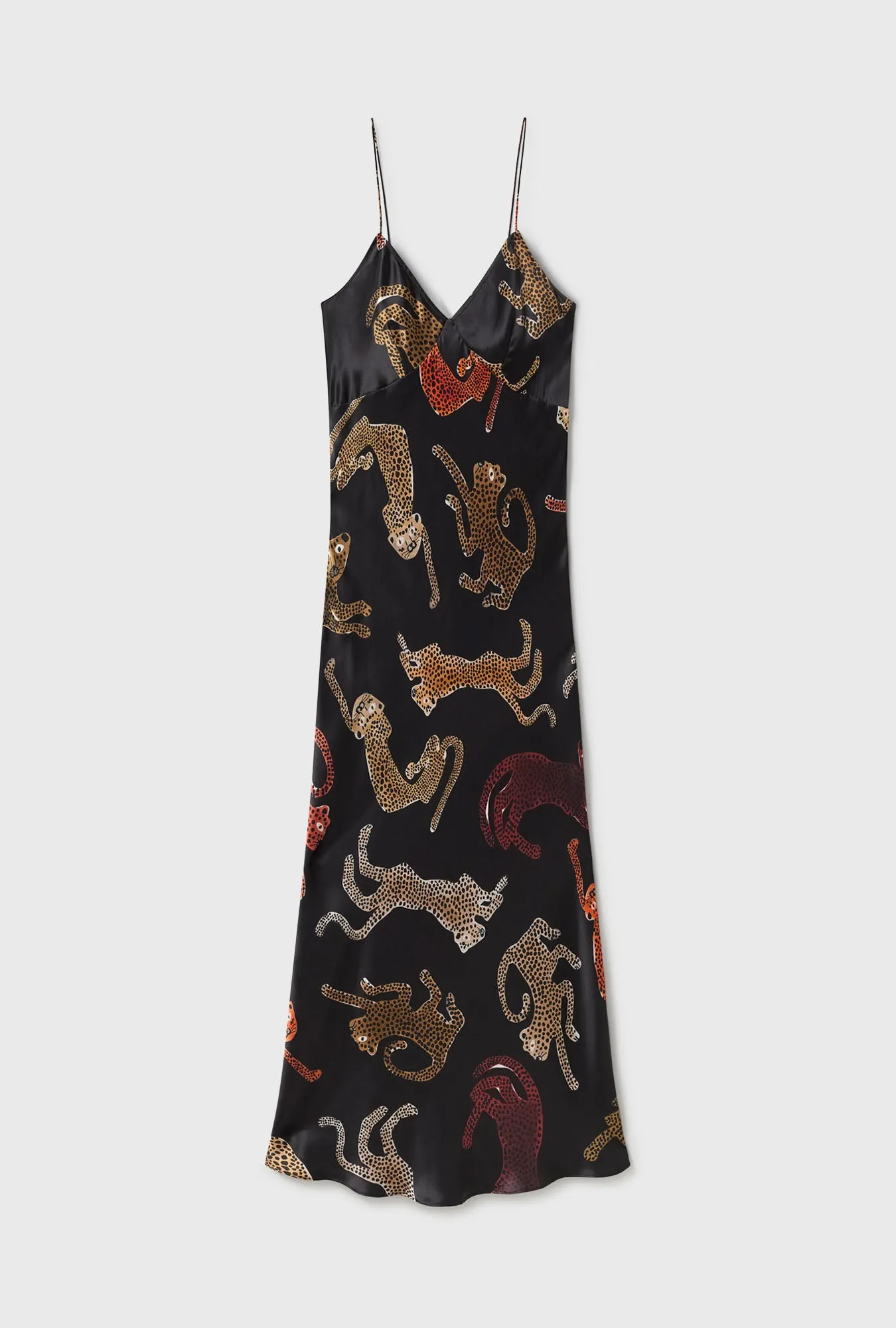 DECO ROULEAU DRESS JAGUARS BLACK sold by Silk Laundry product image thumbnail 2