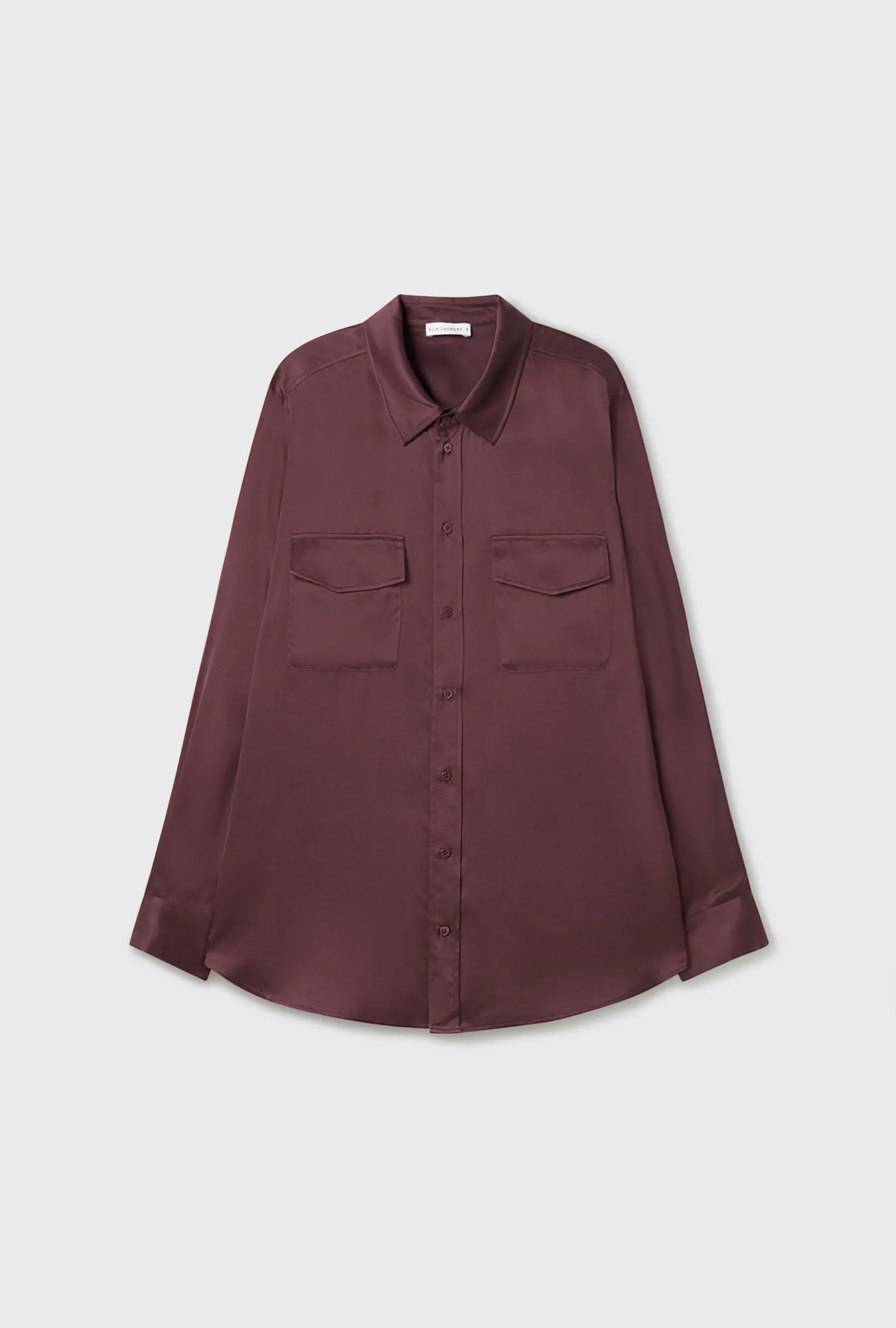 BOYFRIEND SHIRT CACAO sold by Silk Laundry product image thumbnail 2