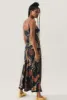 BIAS CUT CAMI JAGUARS BLACK sold by Silk Laundry