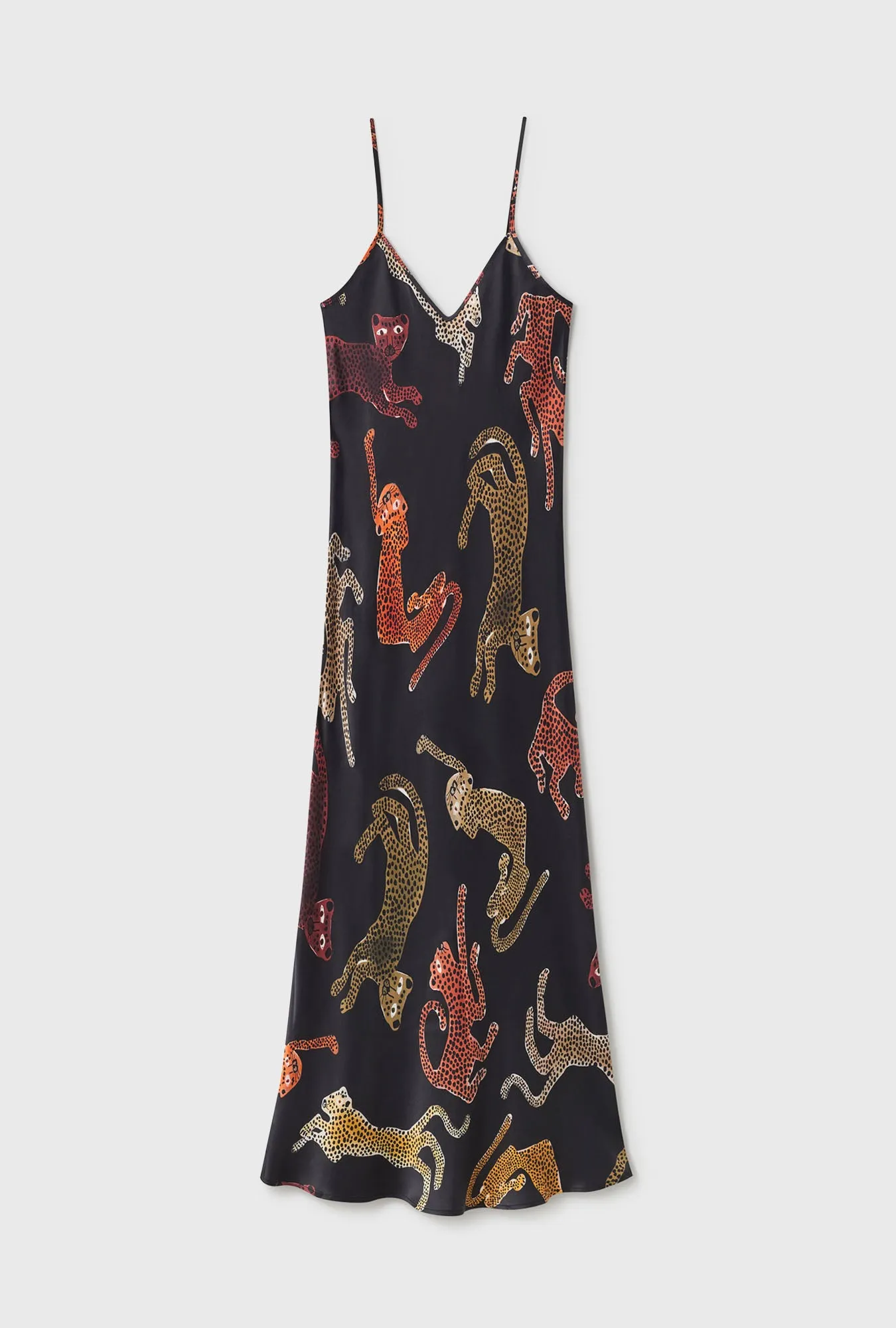 90S SLIP DRESS JAGUARS BLACK sold by Silk Laundry product image thumbnail 2