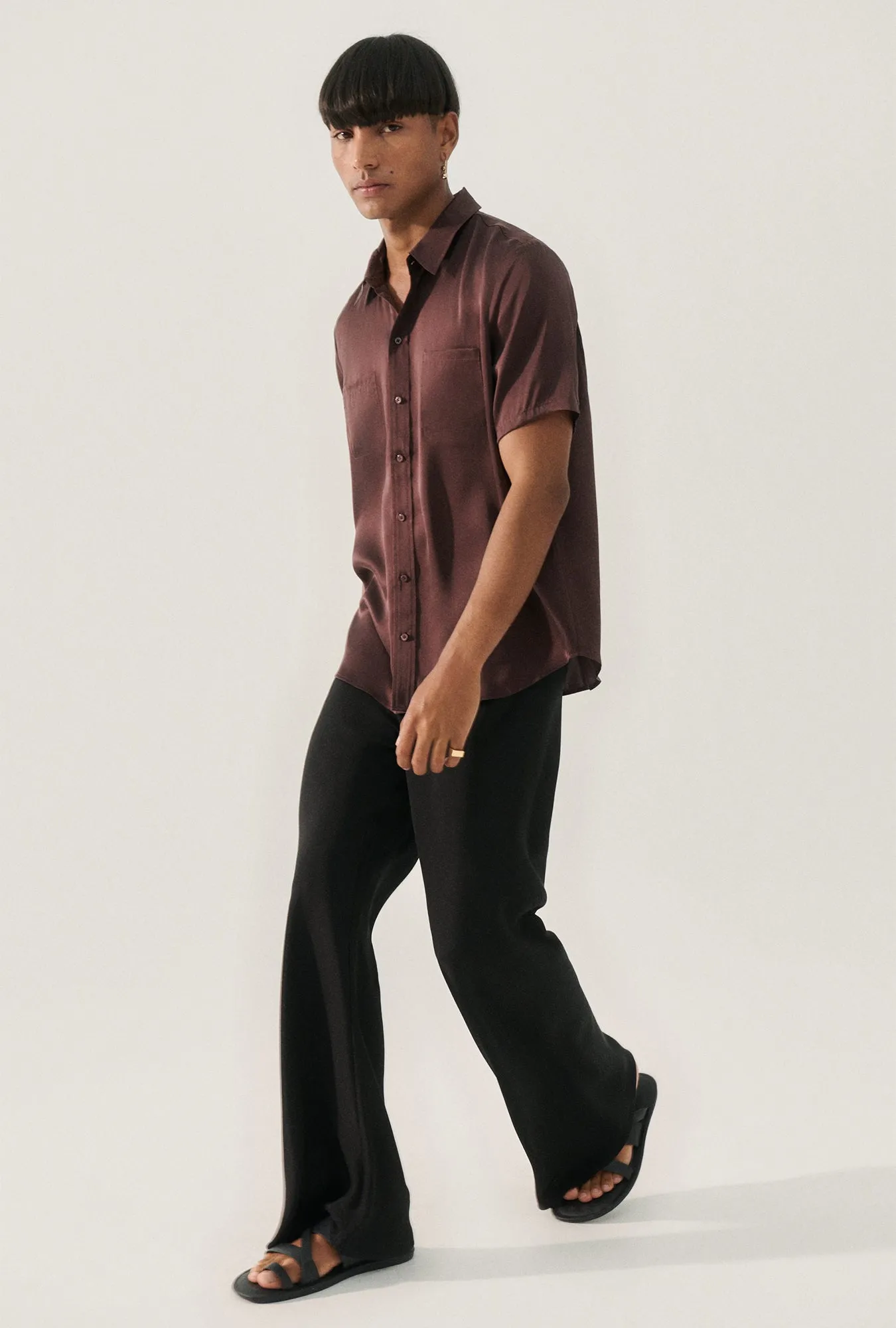 CDC Bias Cut Pants Black sold by Silk Laundry product image thumbnail 5