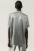 SHORT SLEEVE BOYFRIEND SHIRT MOON sold by Silk Laundry