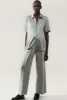SHORT SLEEVE BOYFRIEND SHIRT MOON sold by Silk Laundry