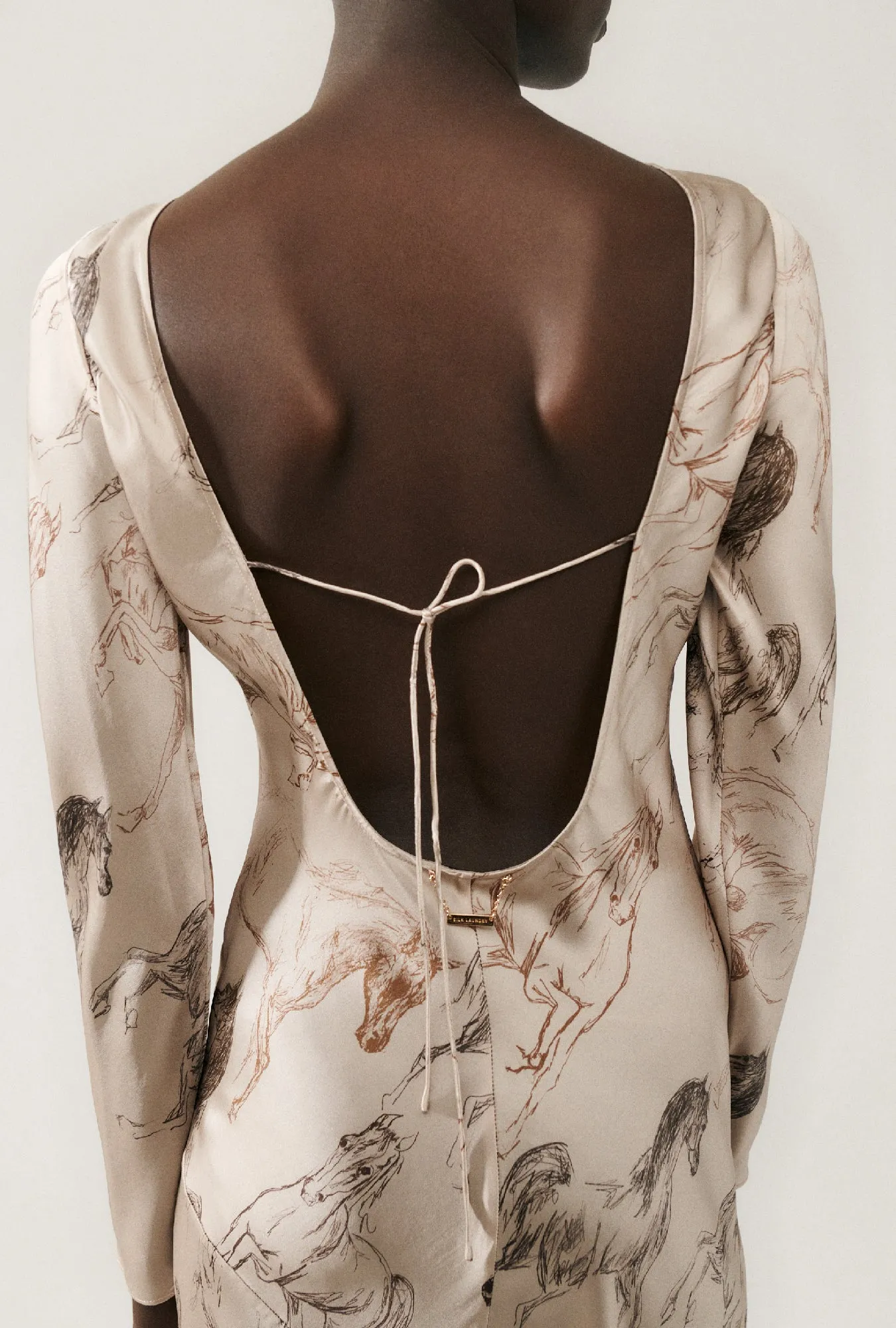 SIENNA DRESS WILD HORSES sold by Silk Laundry product image thumbnail 4