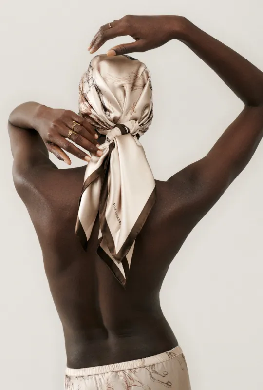 SCARF WILD HORSES sold by Silk Laundry