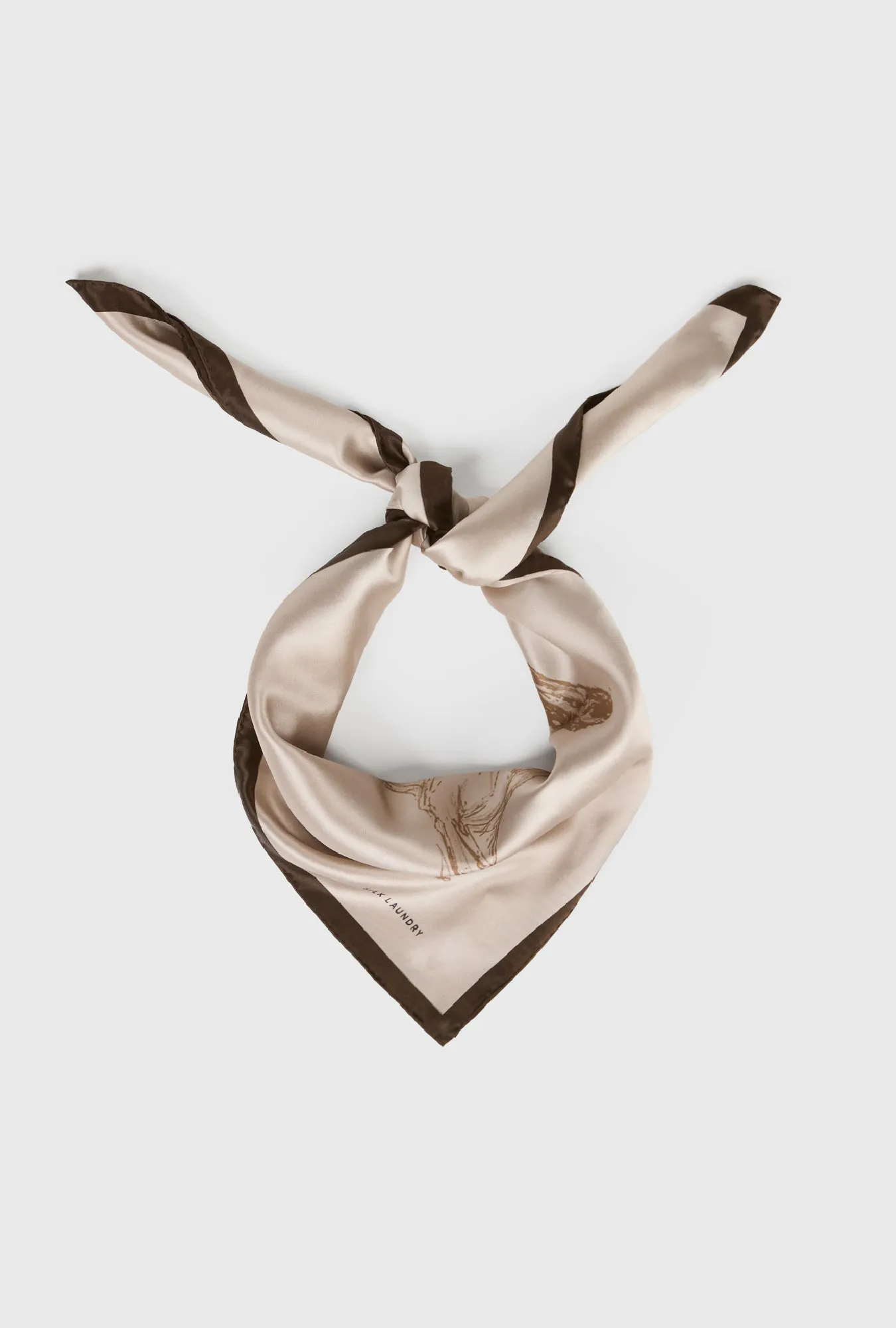 SCARF WILD HORSES sold by Silk Laundry product image thumbnail 2
