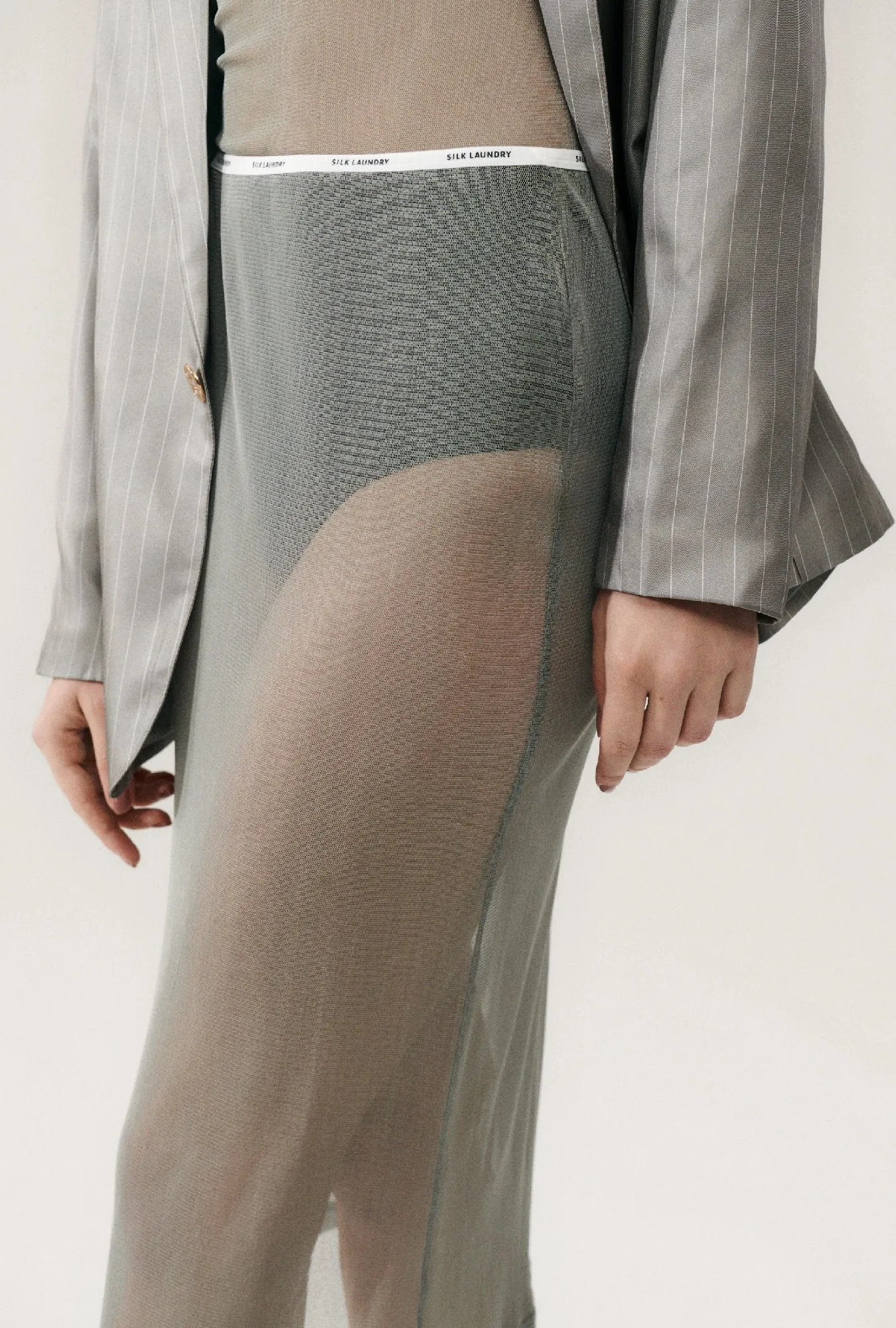 MESH SKIRT MOON sold by Silk Laundry product image thumbnail 4