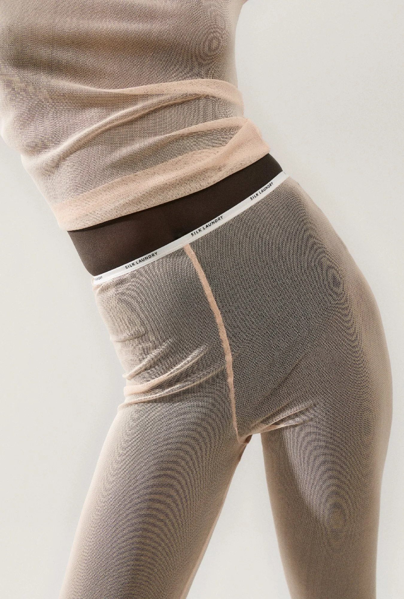 Mesh Leggings Daybreak sold by Silk Laundry product image thumbnail 3