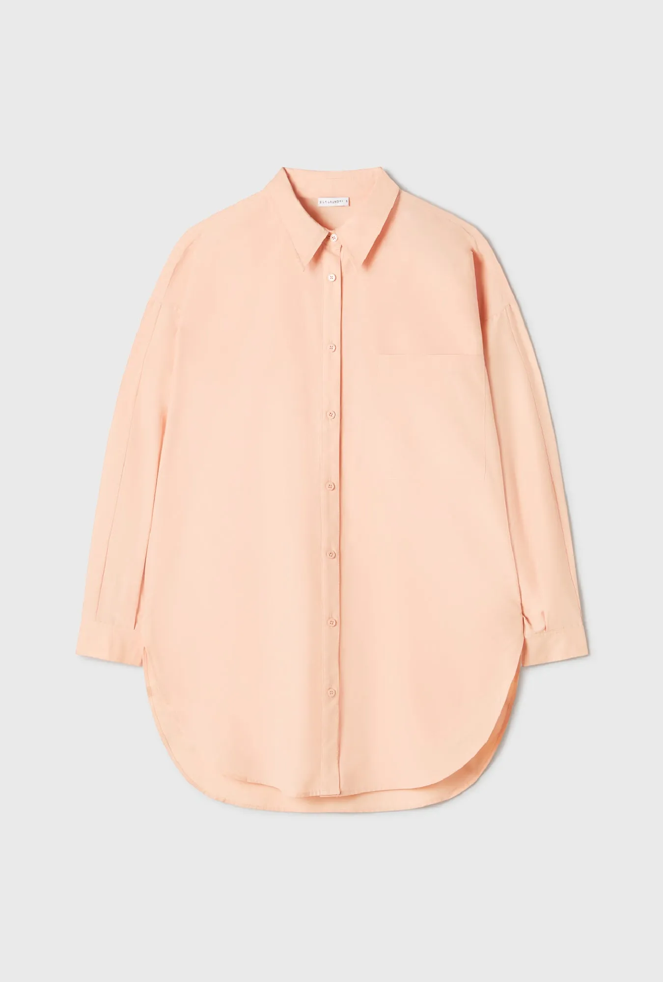 COTTON SILK ROUND SHIRT DAYBREAK sold by Silk Laundry product image thumbnail 2
