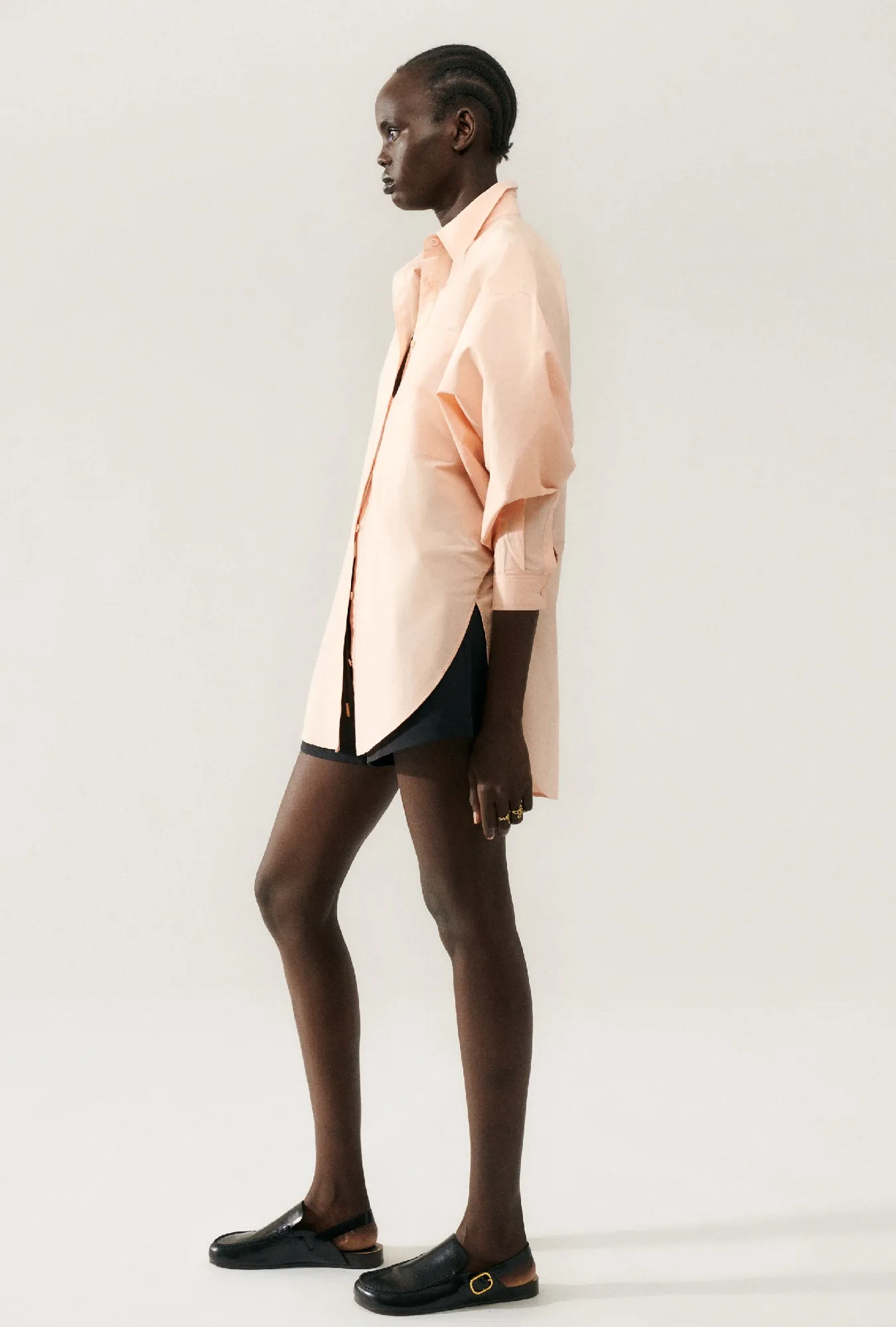 COTTON SILK ROUND SHIRT DAYBREAK sold by Silk Laundry product image thumbnail 3