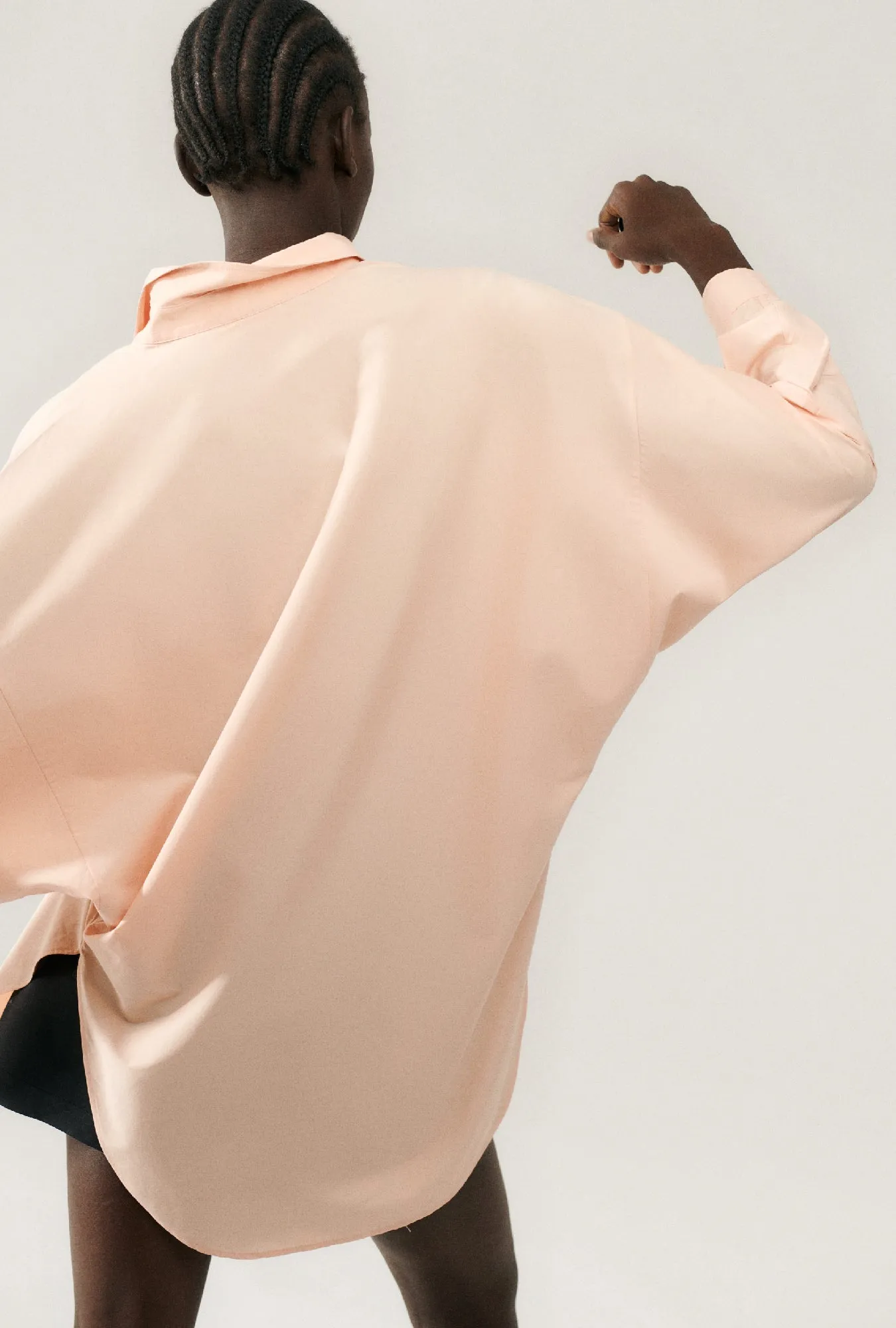 COTTON SILK ROUND SHIRT DAYBREAK sold by Silk Laundry product image thumbnail 4