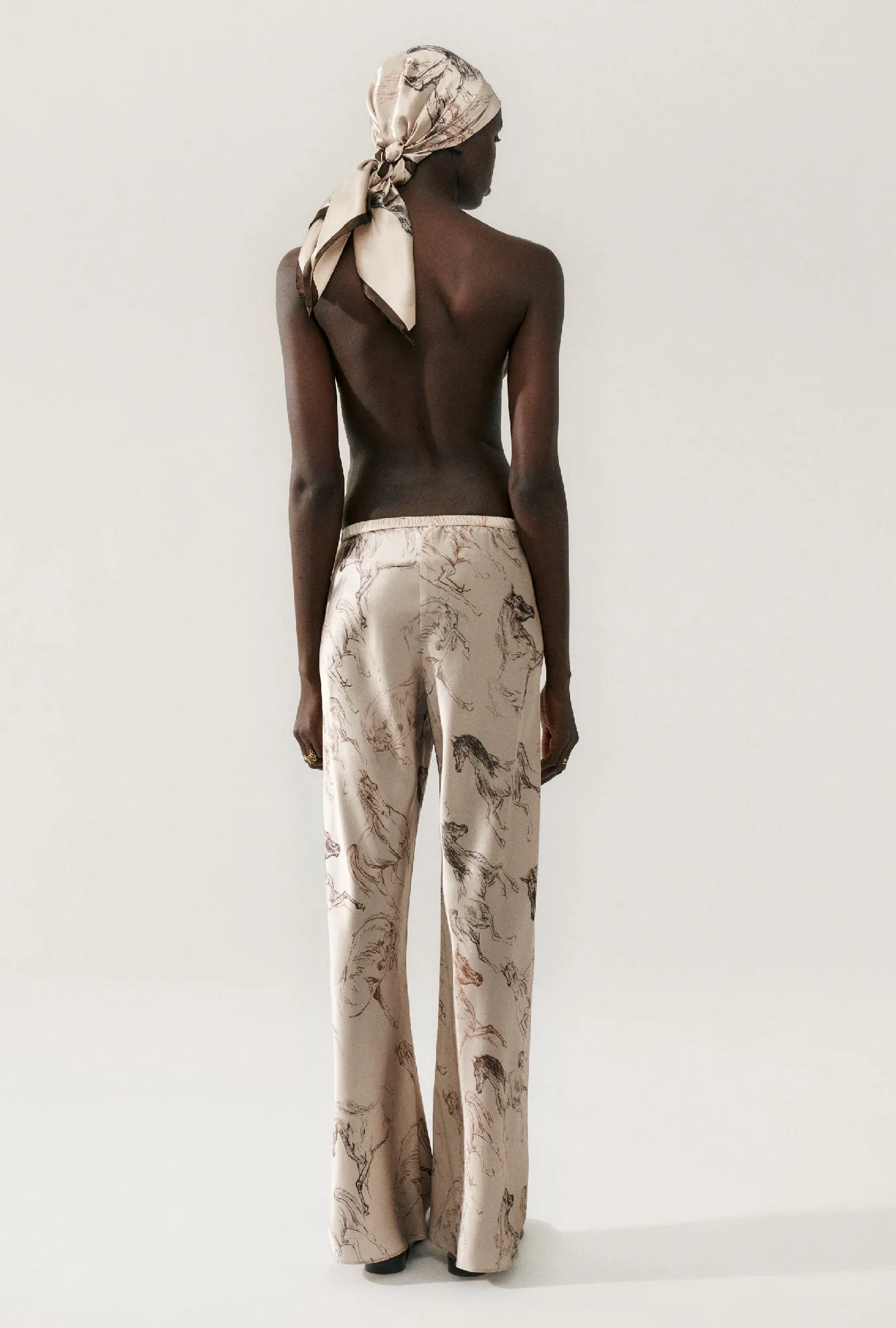 BIAS CUT PANTS WILD HORSES sold by Silk Laundry product image thumbnail 5