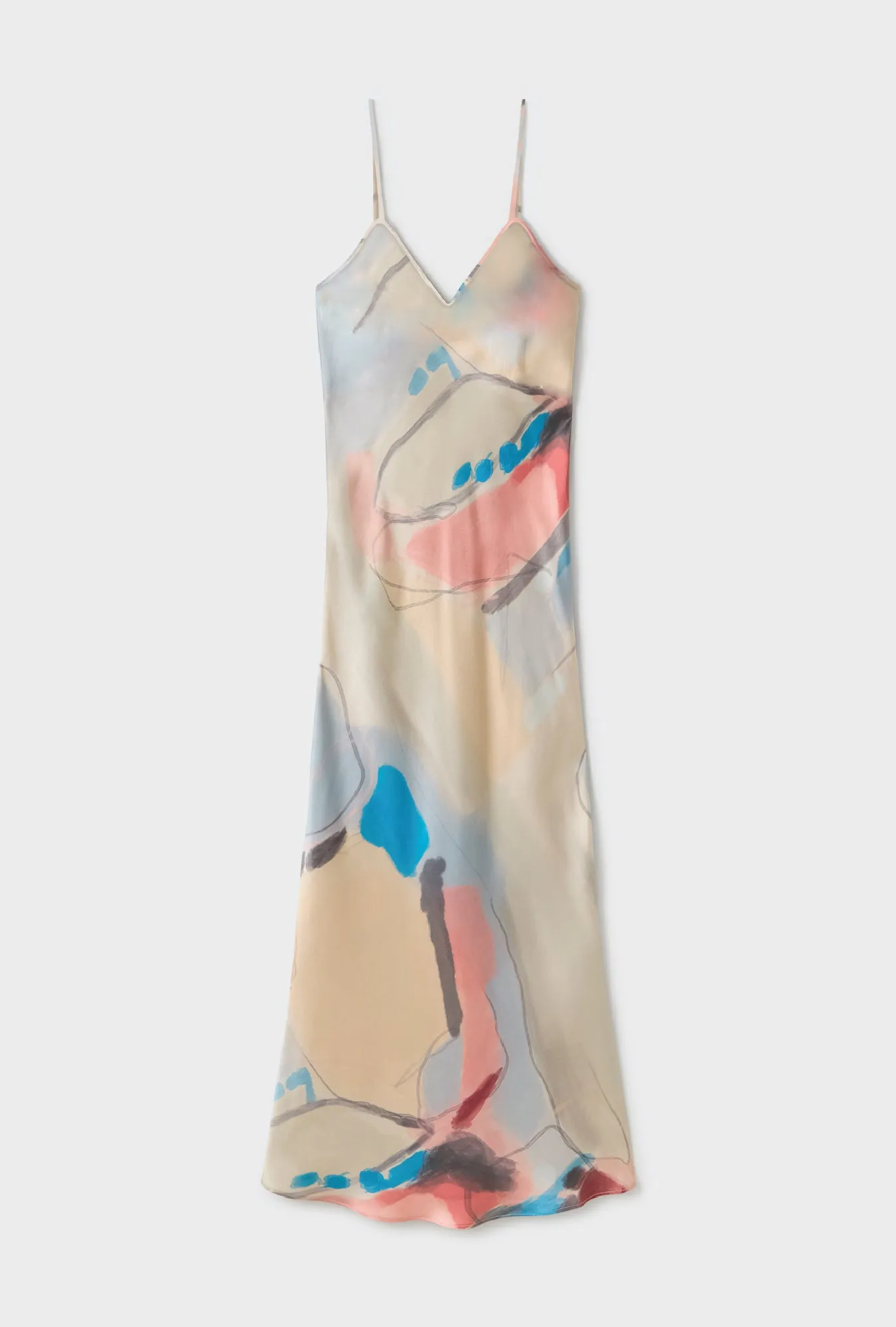 90S SLIP DRESS EXPRESSIONIST sold by Silk Laundry product image thumbnail 2