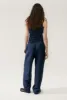 TWILL SLOUCH PANTS MIDNIGHT sold by Silk Laundry