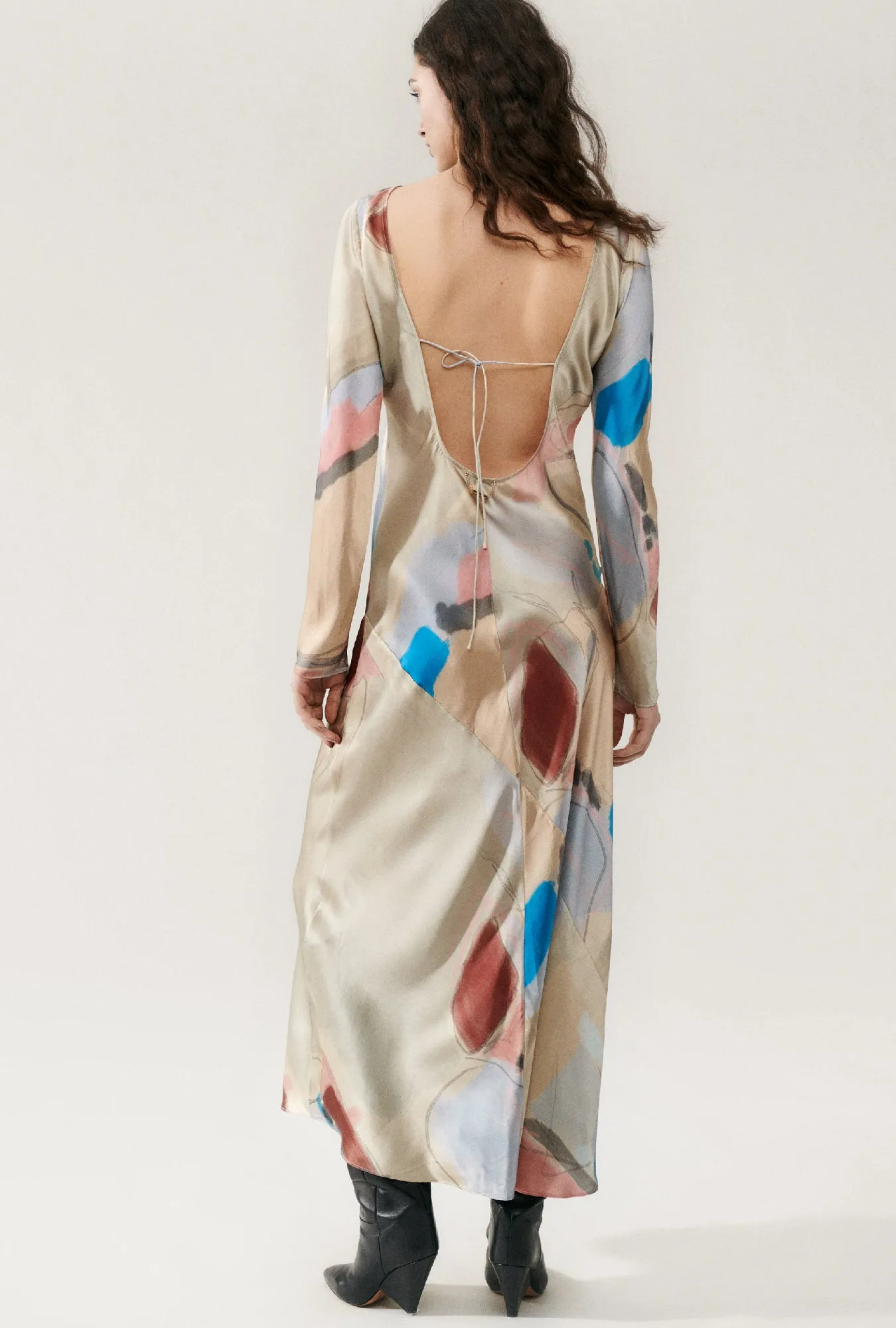 SIENNA DRESS EXPRESSIONIST sold by Silk Laundry product image thumbnail 3