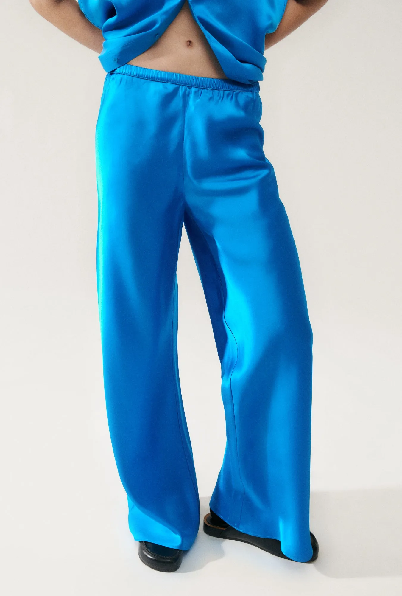 BIAS CUT PANTS COAST BLUE sold by Silk Laundry product image thumbnail 5
