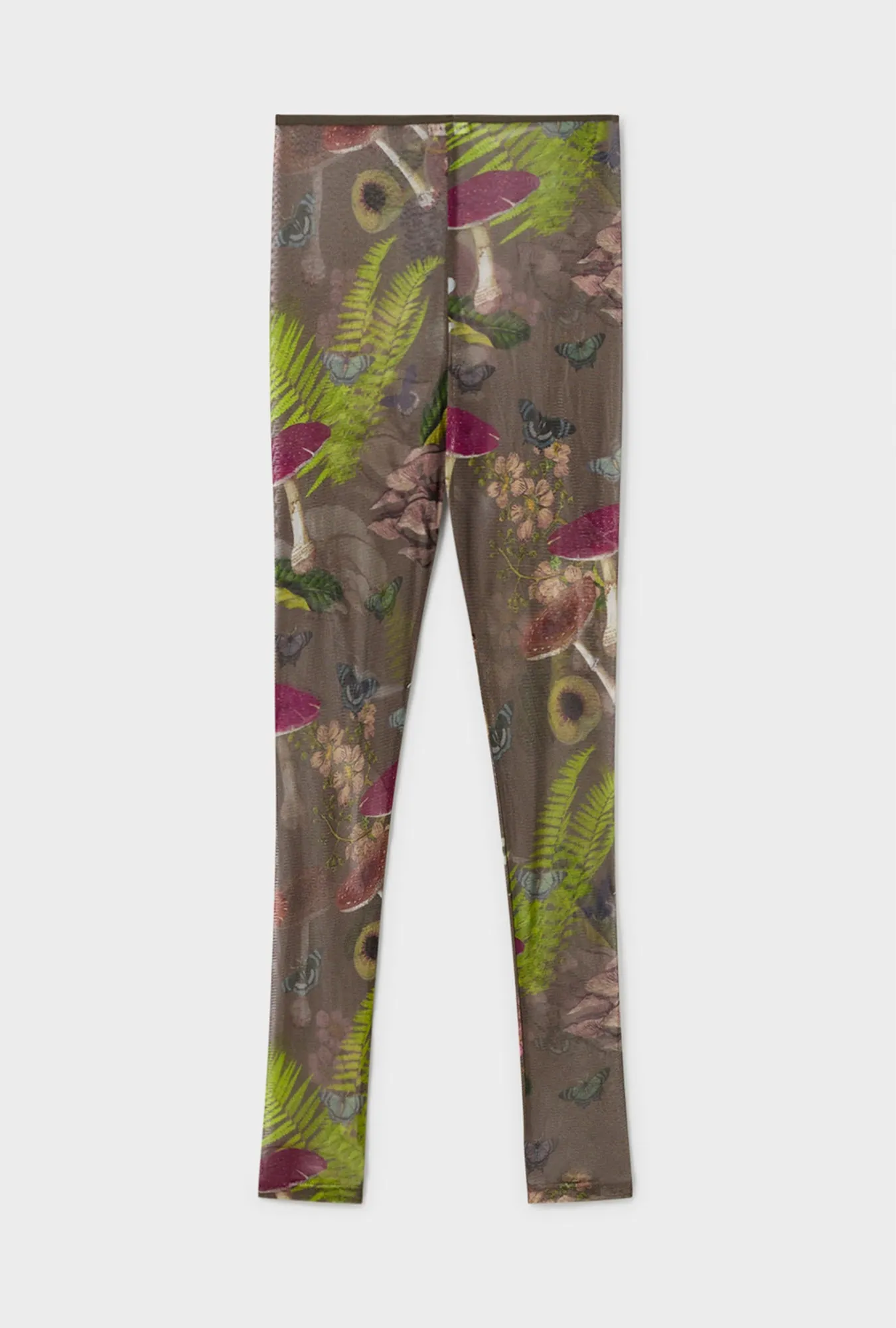 MESH LEGGINGS MAGIC MUSHROOM DARK EARTH sold by Silk Laundry product image thumbnail 2