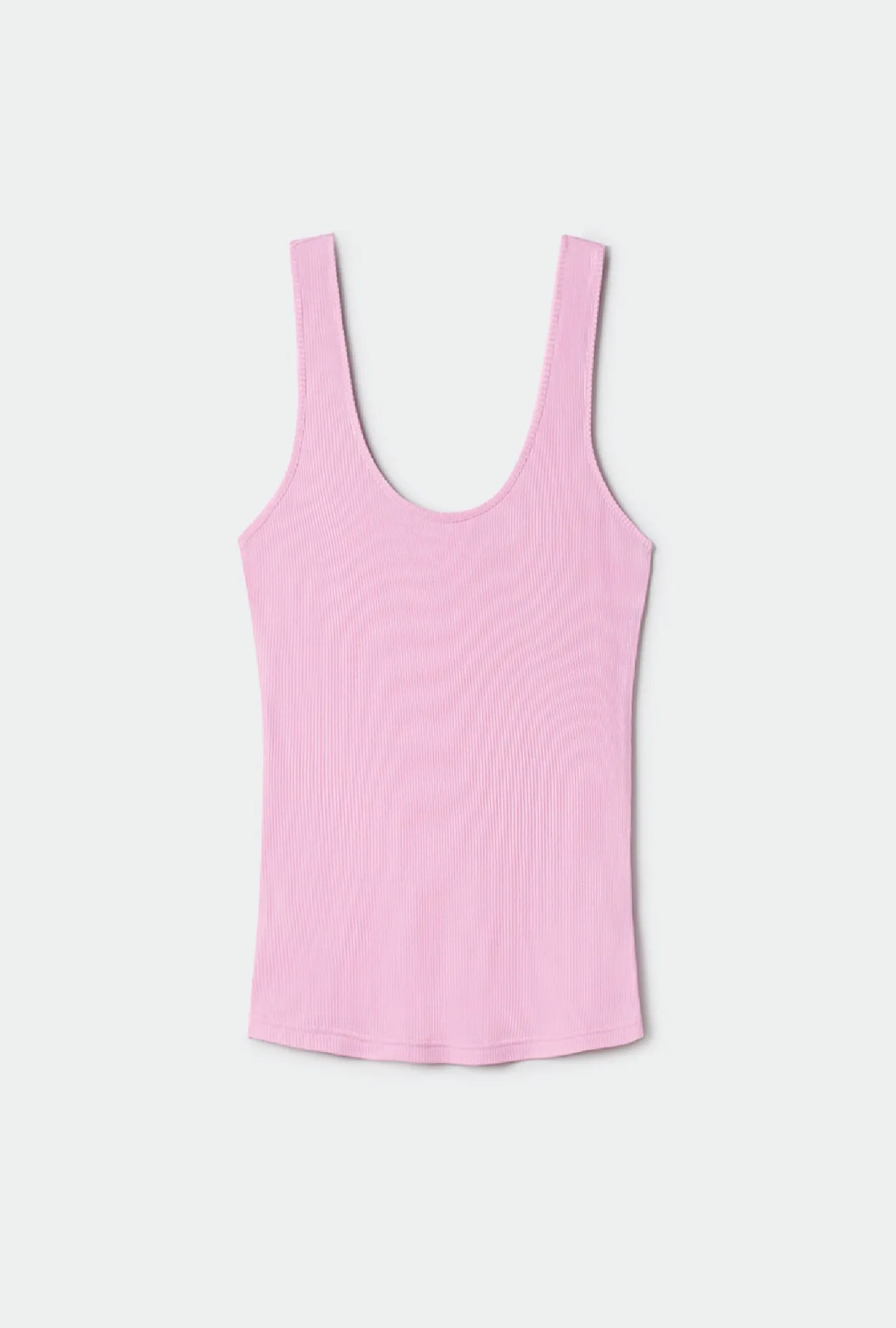 RIBBED TANK FIG sold by Silk Laundry product image thumbnail 2