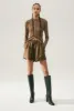 TWILL SLOUCH SHORTS DARK EARTH sold by Silk Laundry