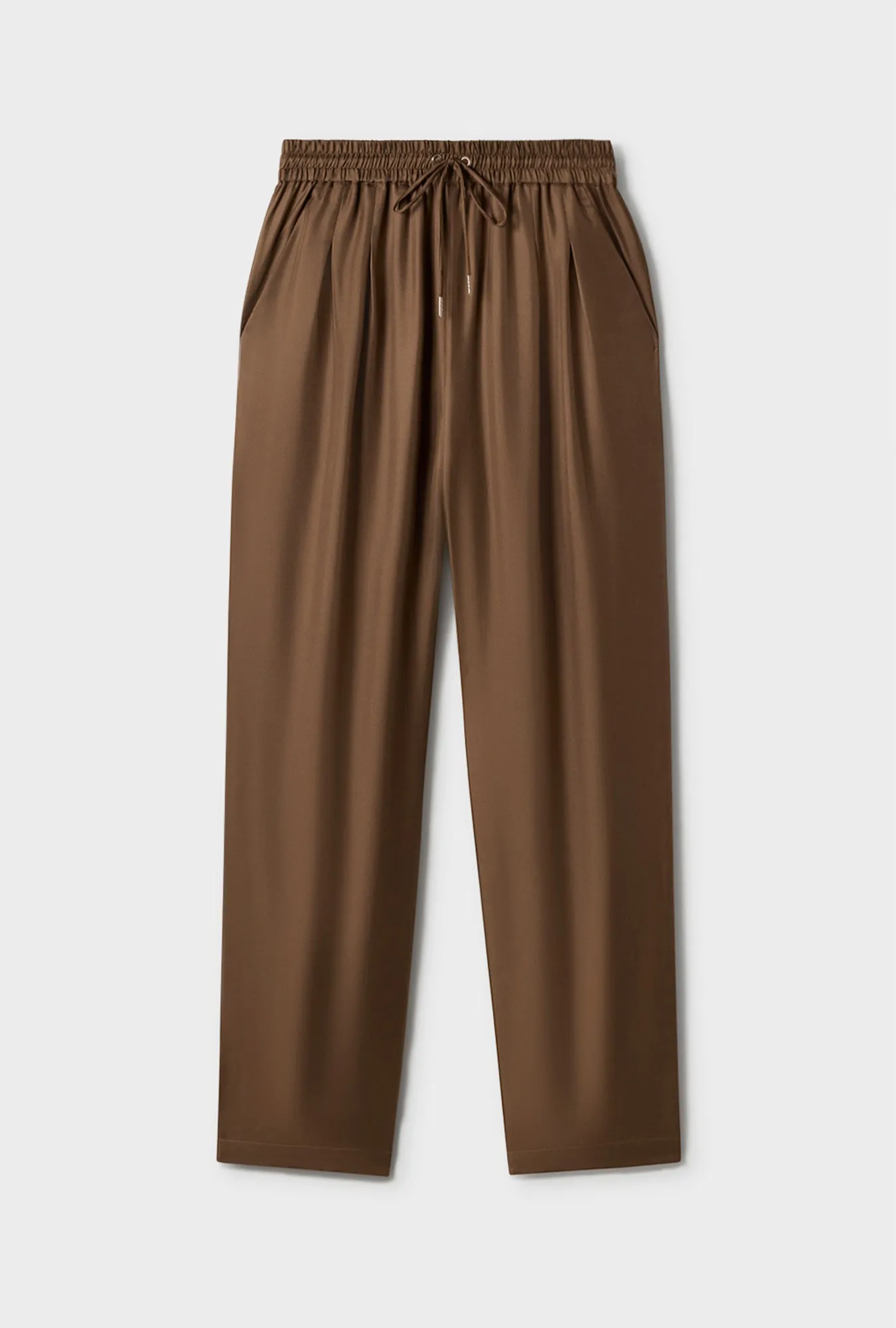 TWILL SLOUCH PANTS DARK EARTH sold by Silk Laundry product image thumbnail 2